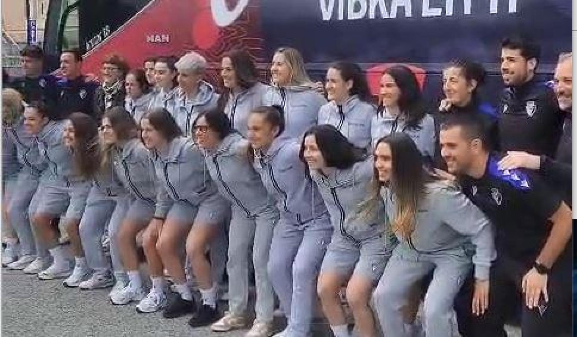 Osasuna femenino, rumbo a Madrid
