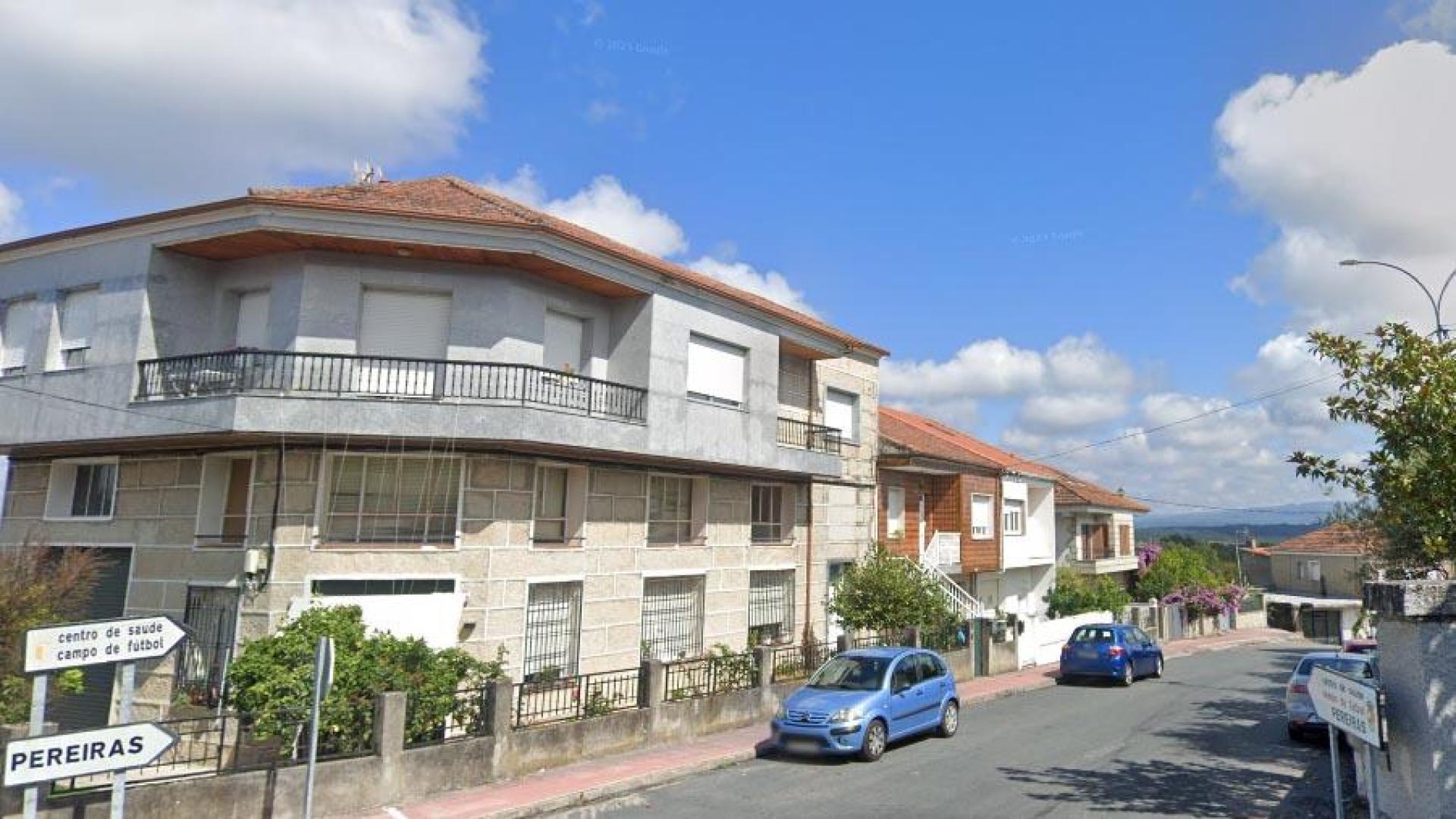 Una calle de la localidad ourensana de Taboadela