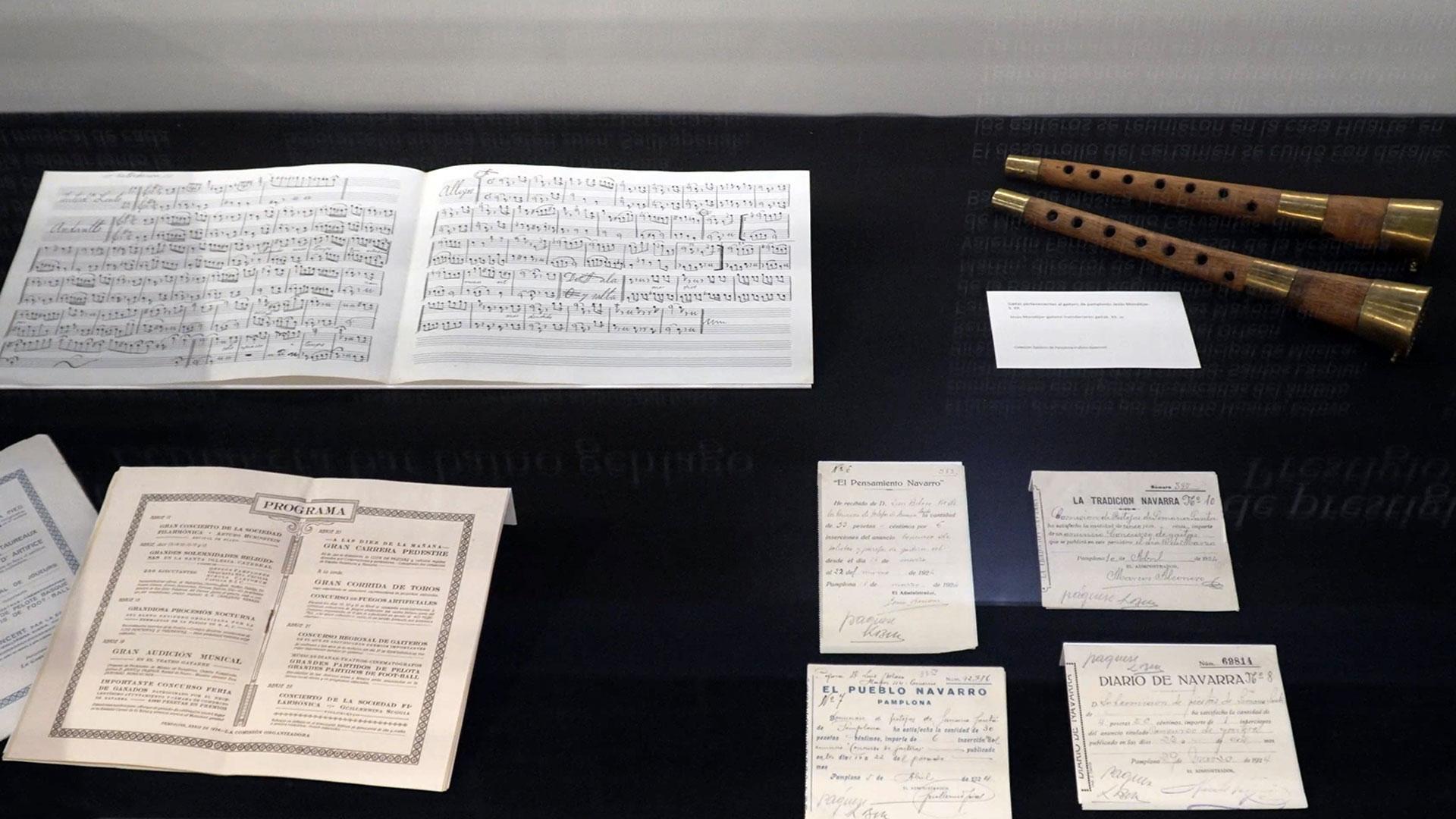 Exposición ‘Navarra y sus gaiteros. 100 años del concurso de 1924' en el Palacio del Condestable en Pamplona