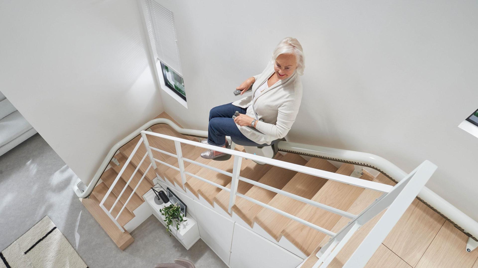 Silla salvaescaleras comercializada por Imcalift
