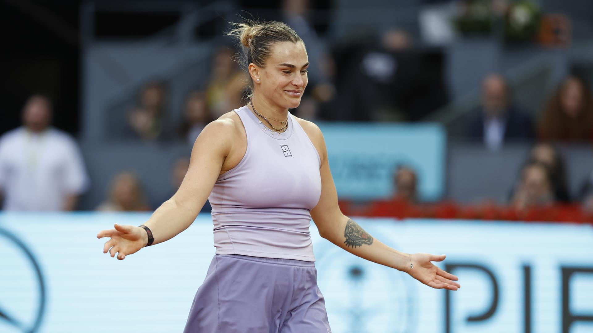Sabalenka vuelve a reinar en Madrid