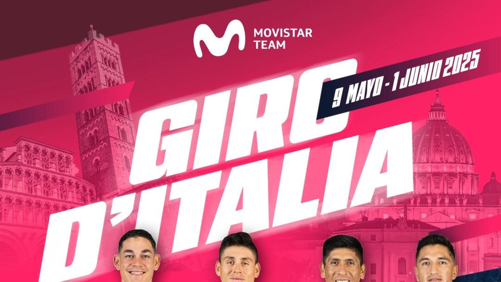 Cartel del ocho del Movistar
