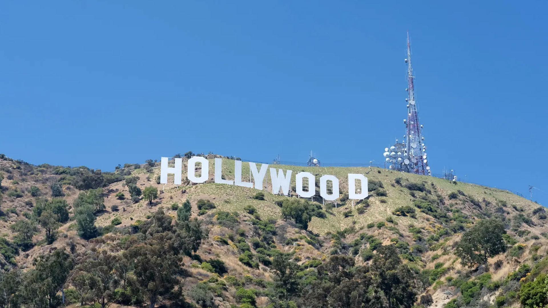 Fotografía de archivo del letrero de Hollywood en Los Ángeles