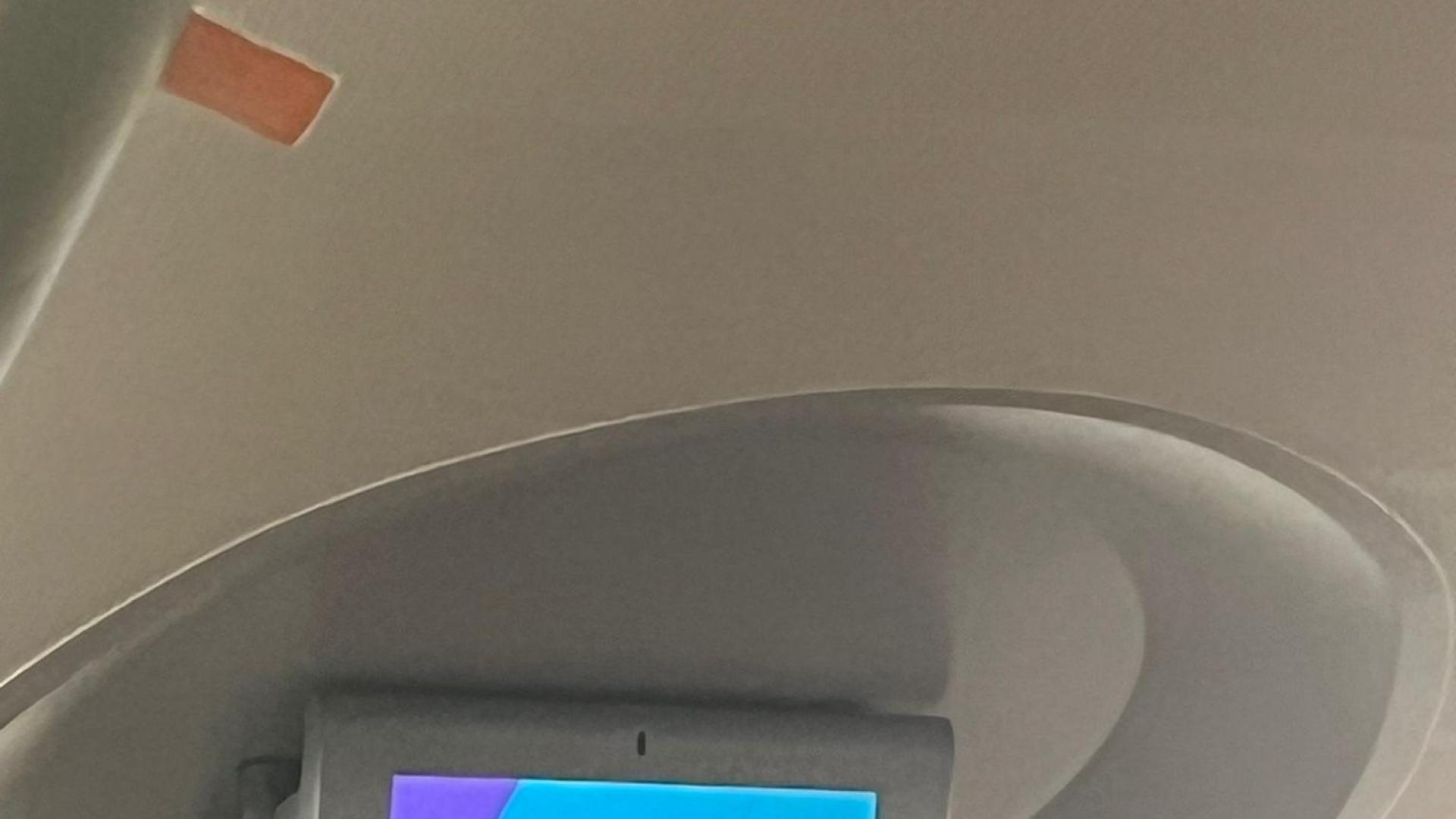 Pantalla en la que se informaba del mapa de la ruta que estaban siguiendo y de la hora estimada de llegada a Madrid
