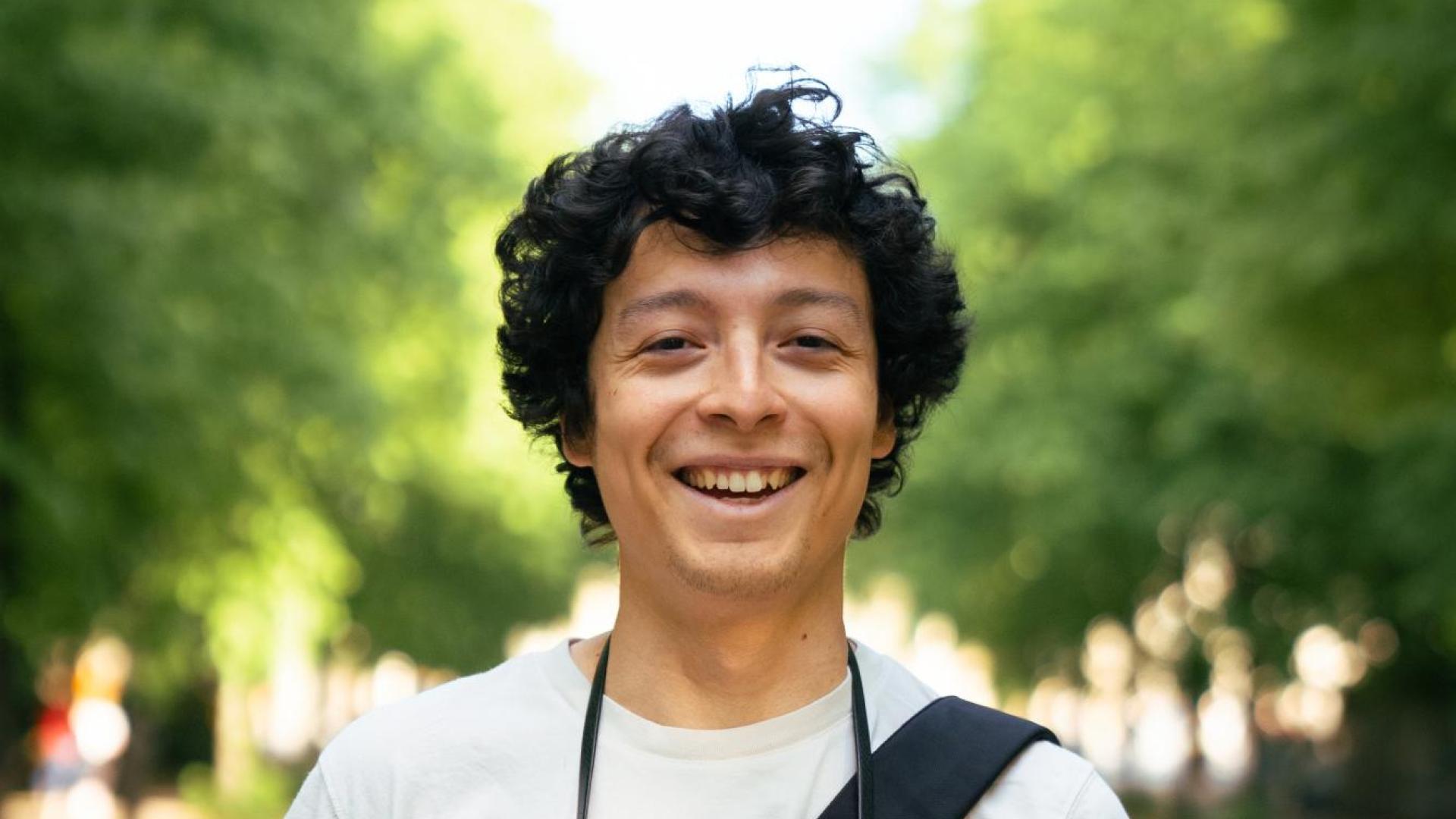 Pablo Villar Vicuña en el Tiergarten de la capital alemana.