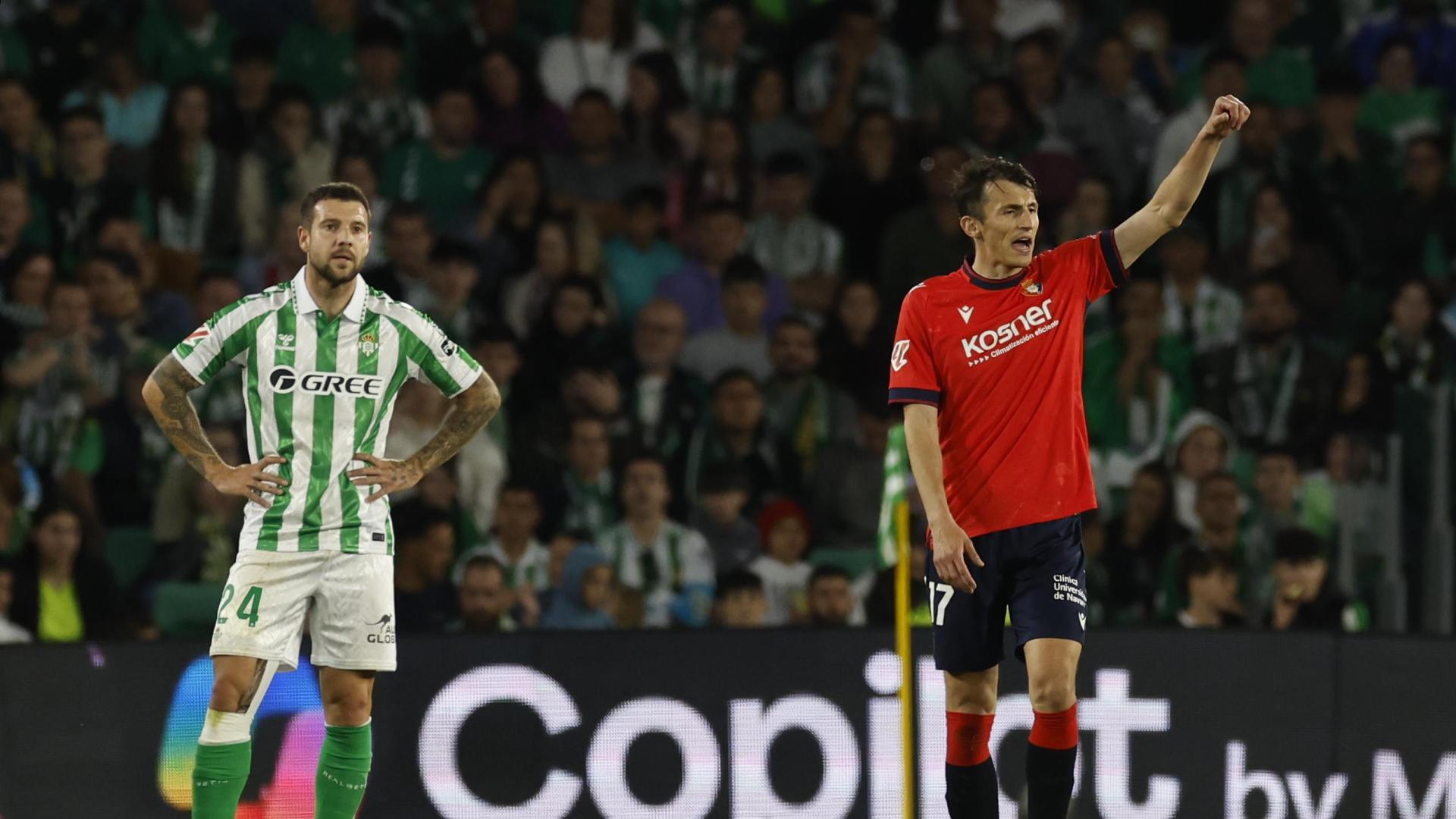 Ante Budimir, en una imagen del último partido en Sevilla