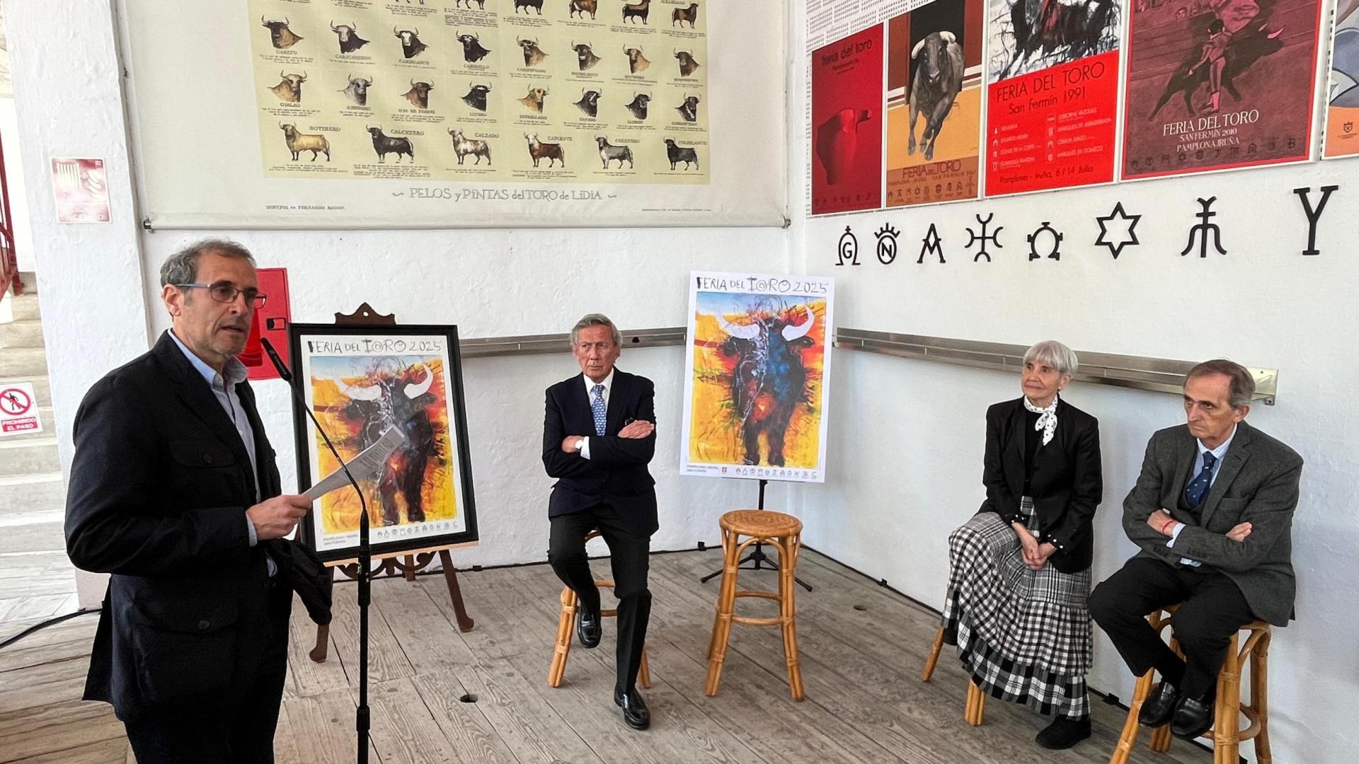 Participantes en la presentación del cartel de la Feria del Toro 2025