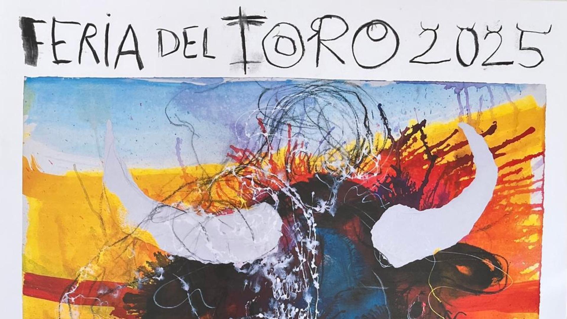 Cartel de la Feria del Toro de Pamplona 2025 es obra del artista Miquel Barceló