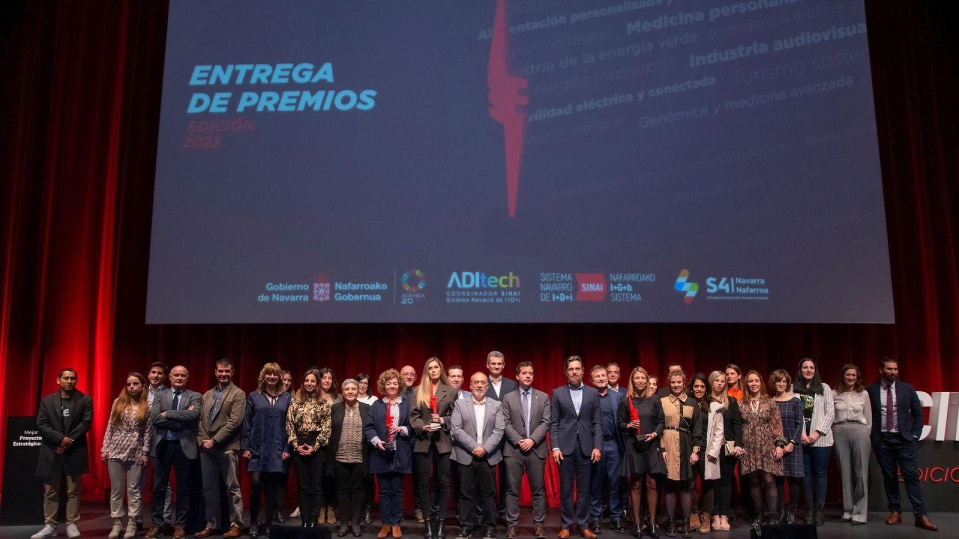 La entrega de los premios en la edición 2023 de Sciencekaitza.