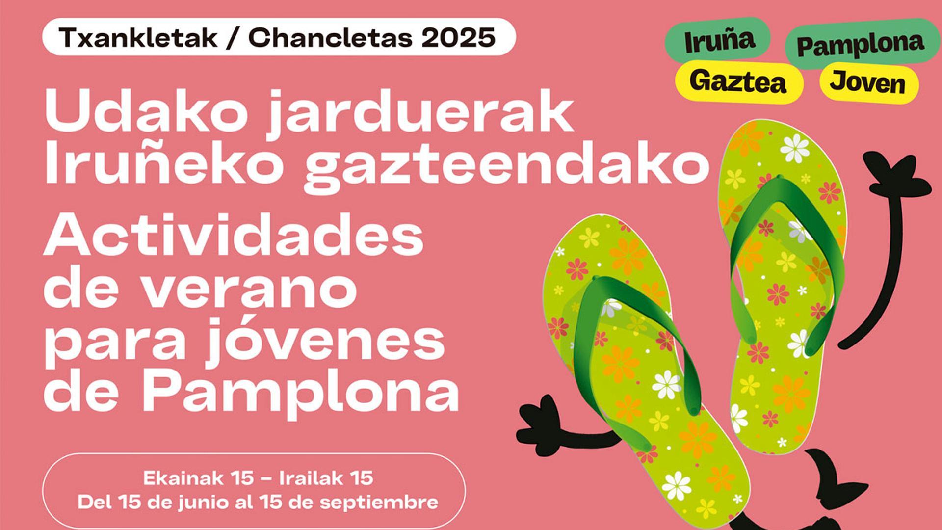 Pamplona oferta 2.148 plazas para actividades y excursiones para jóvenes en verano