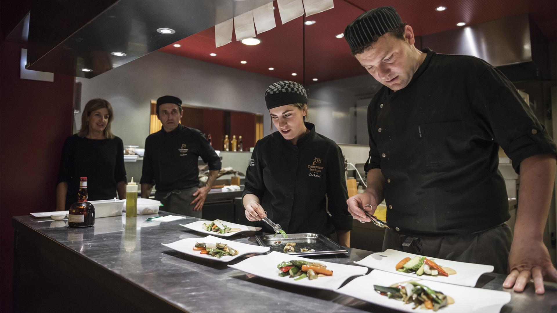 Cocina del Restaurante Enekorri