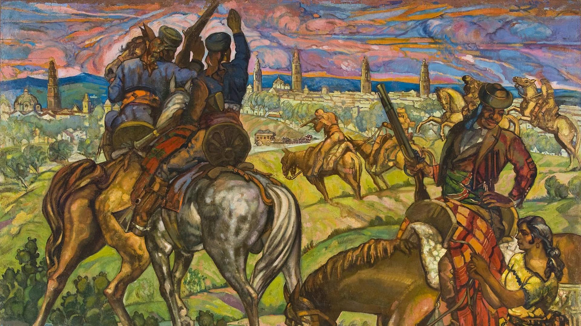 Cuadro 'Los siete niños de Écija' de Gustavo de Maeztu
