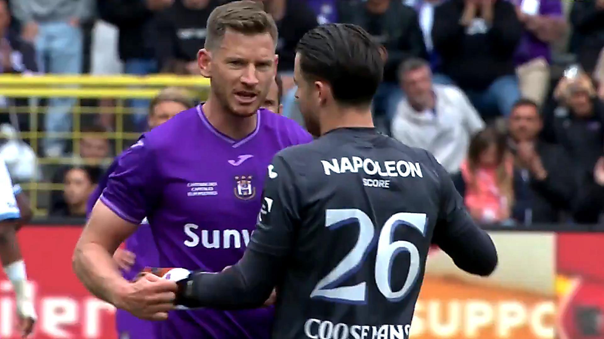 Jan Vertonghen, jugador del Anderlecht, en su último partido como profesional