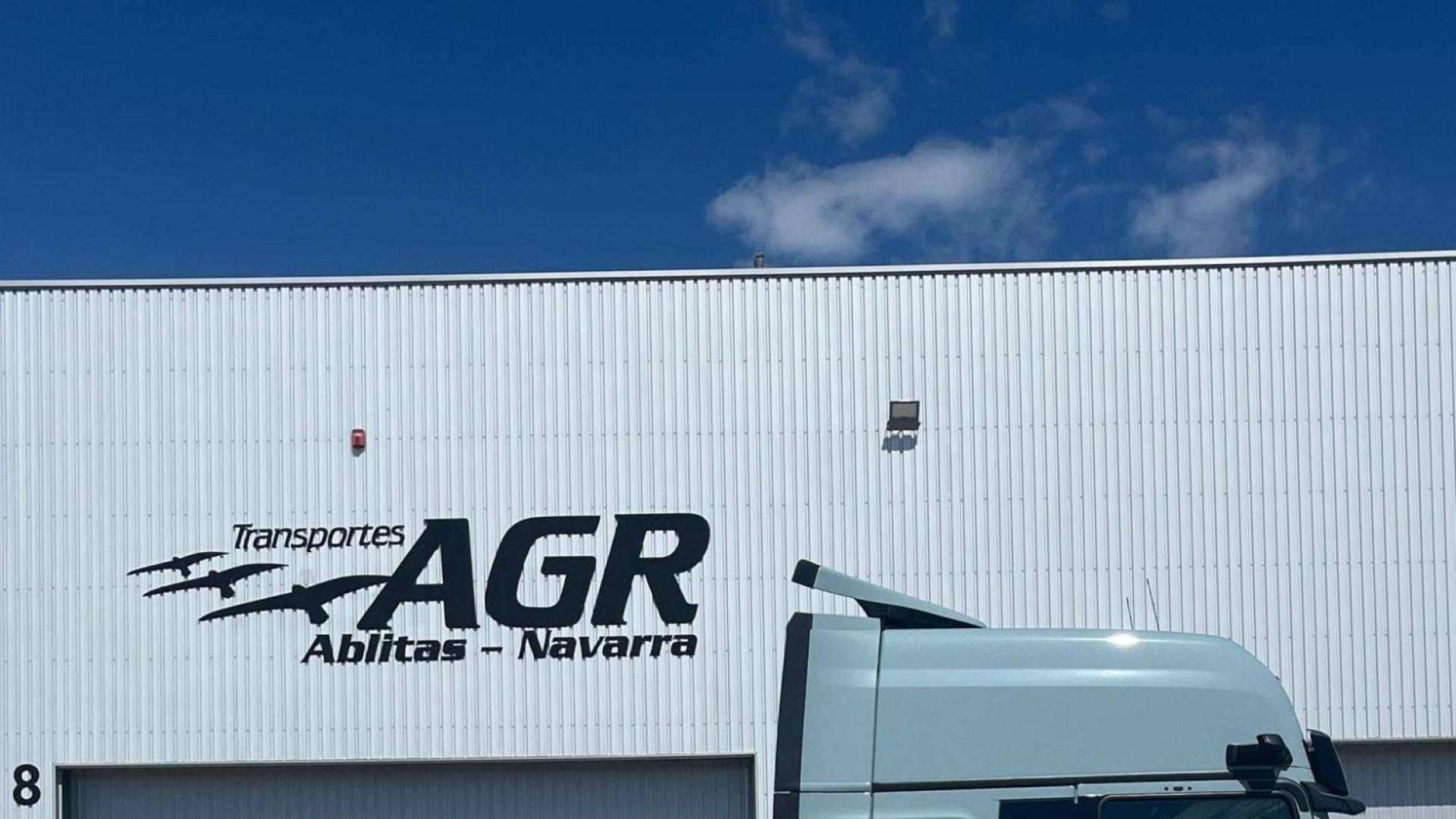 Uno de los camiones eléctricos de Transportes AGR
