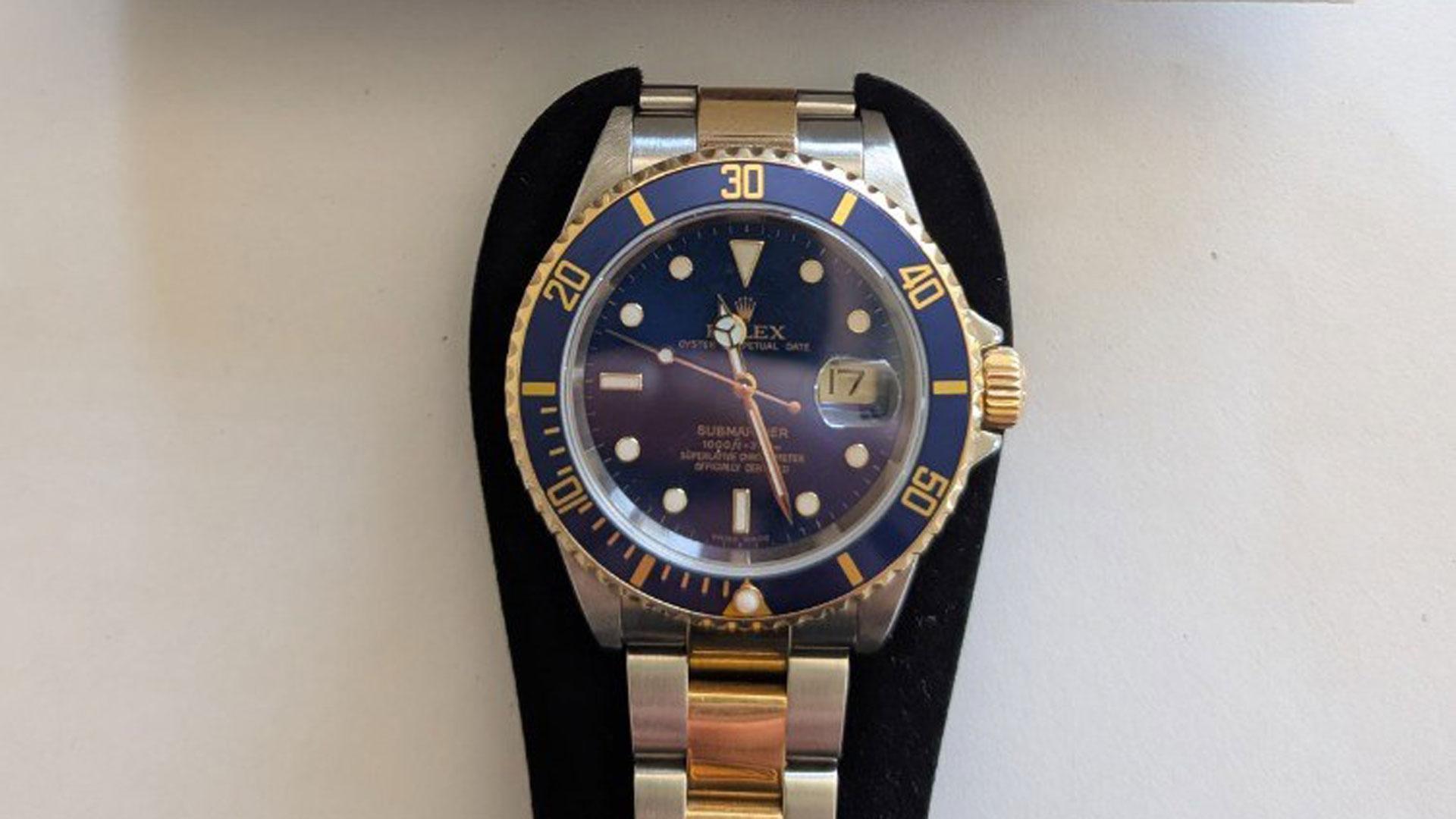 Reloj robado en Hondarribia y recuperado por la Ertzaintza en Helsinki