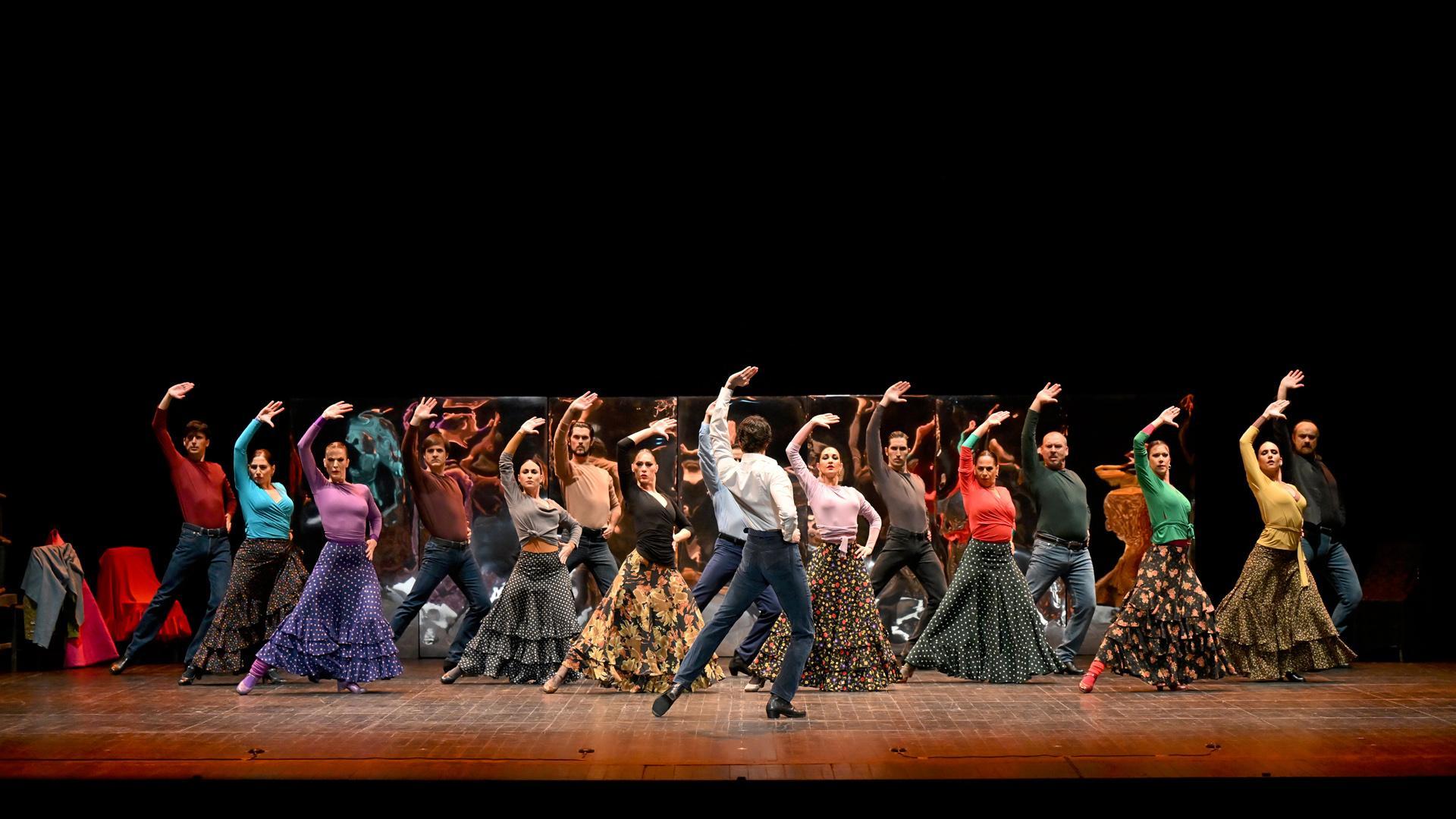 La Compañía Antonio Gades, durante la representación de 'Carmen'