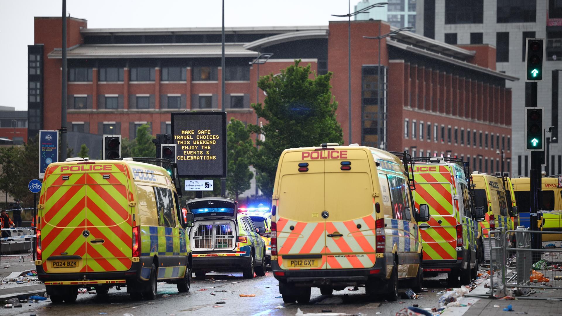 Un detenido tras un atropello múltiple durante la celebración del título liguero del Liverpool