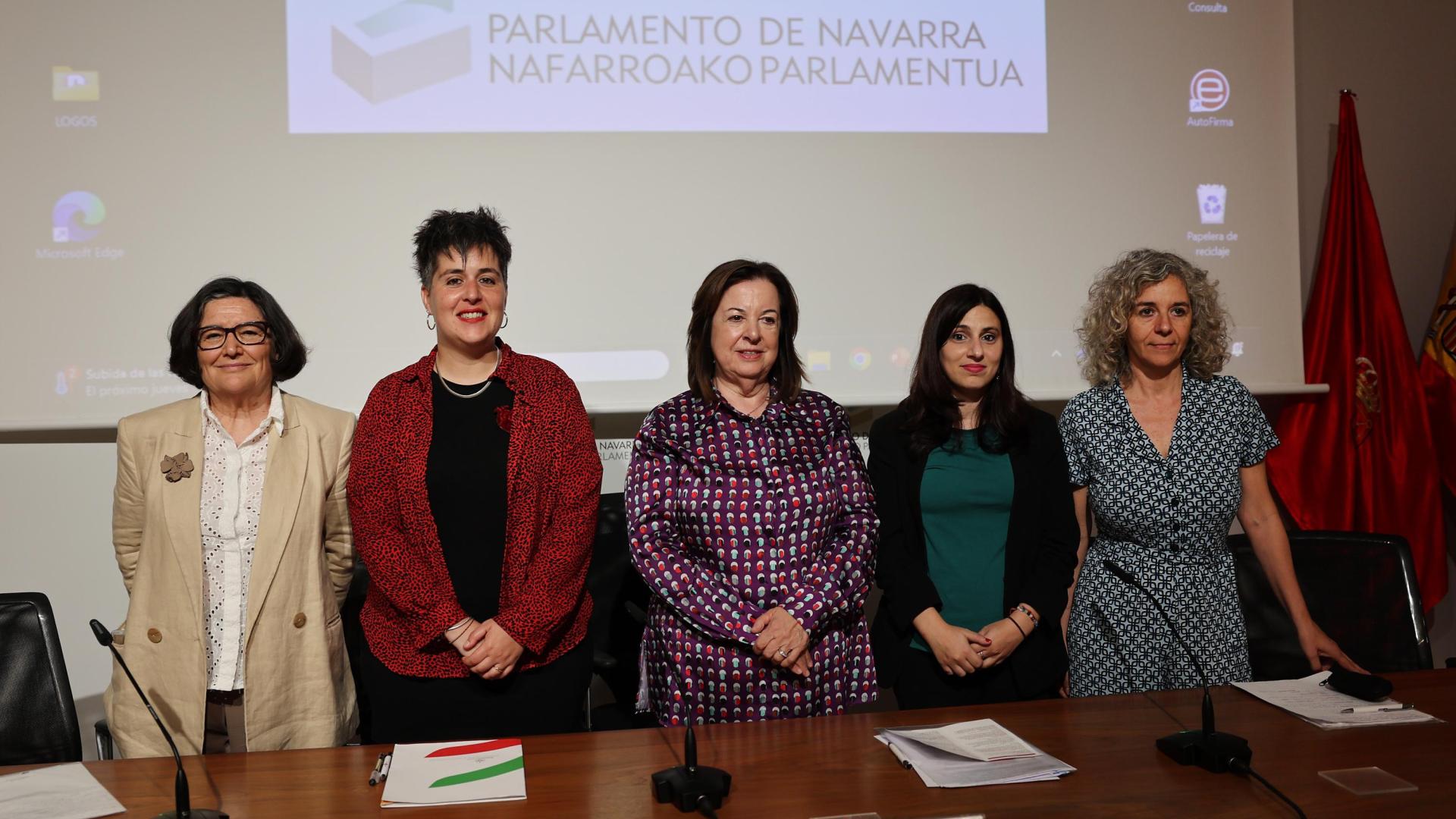Ponentes de la jornada del Consejo Escolar de Navarra sobre prevención del bullying.