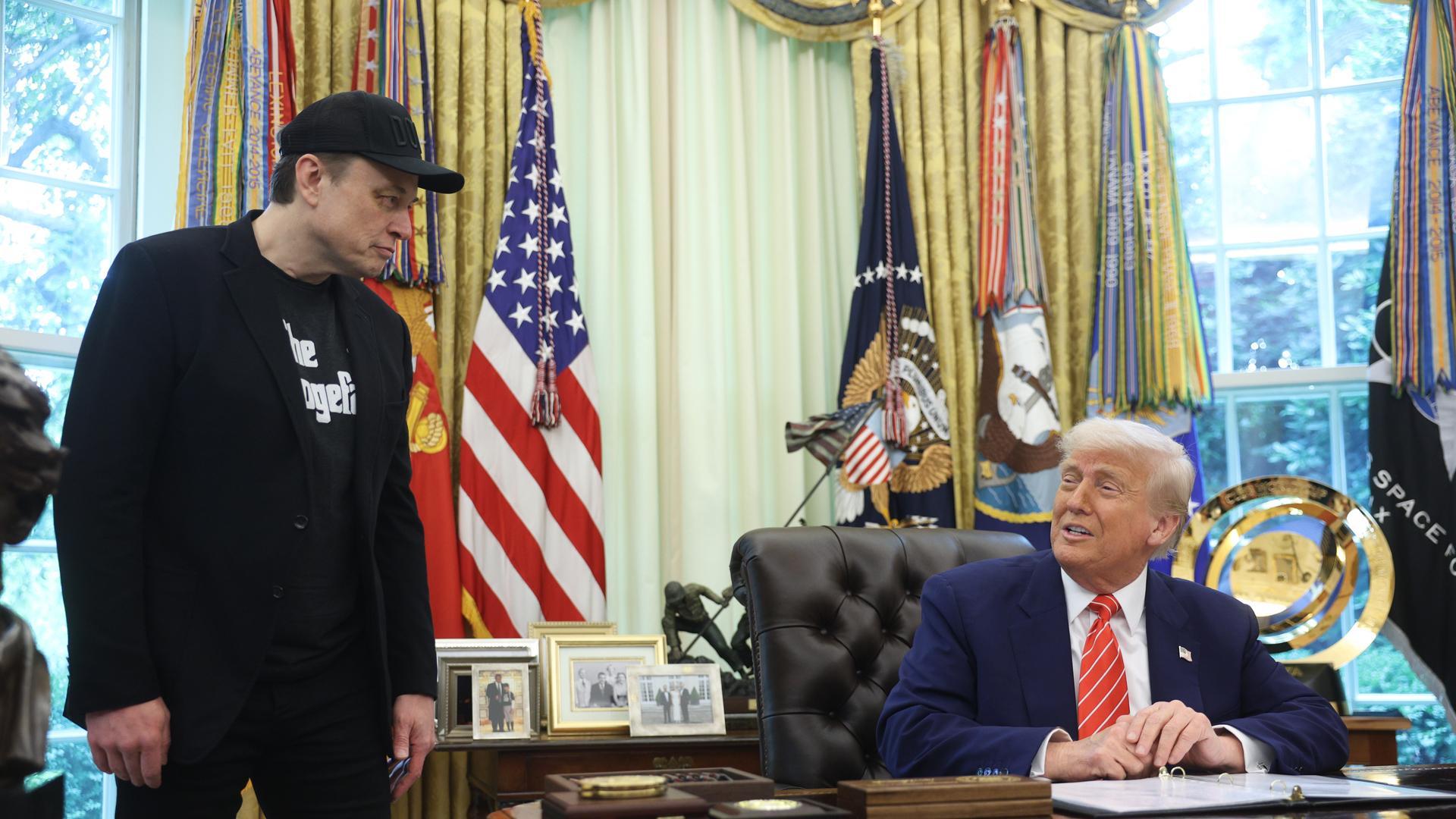 Musk y Trump, en el Despacho Oval