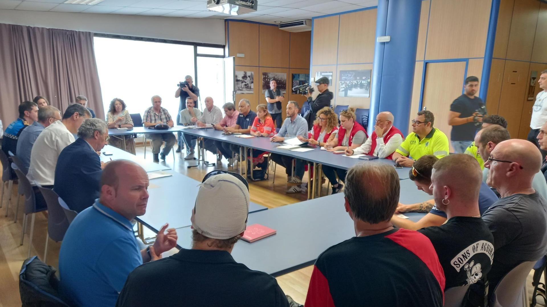 Sesión de la Mesa del Encierro celebrada este viernes en el área de Seguridad Ciudadana