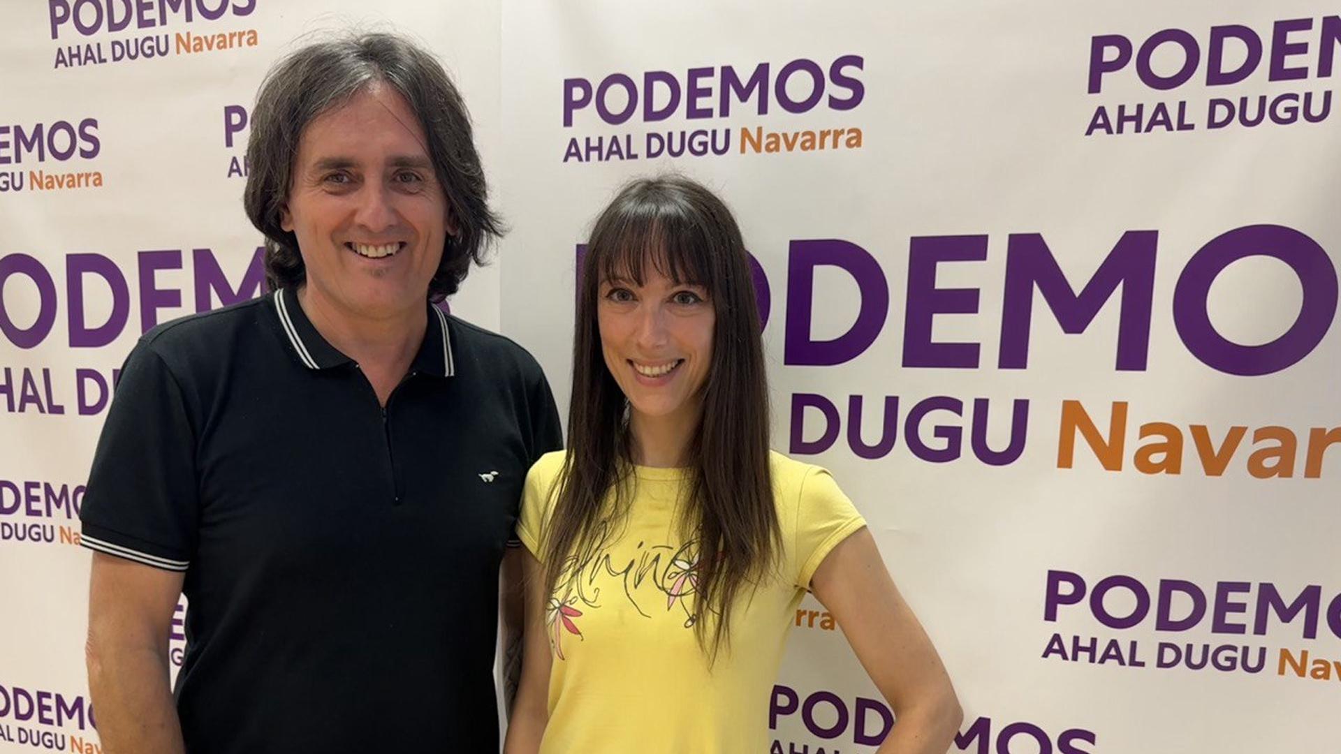 Txuma Huarte con Raquel Blanco