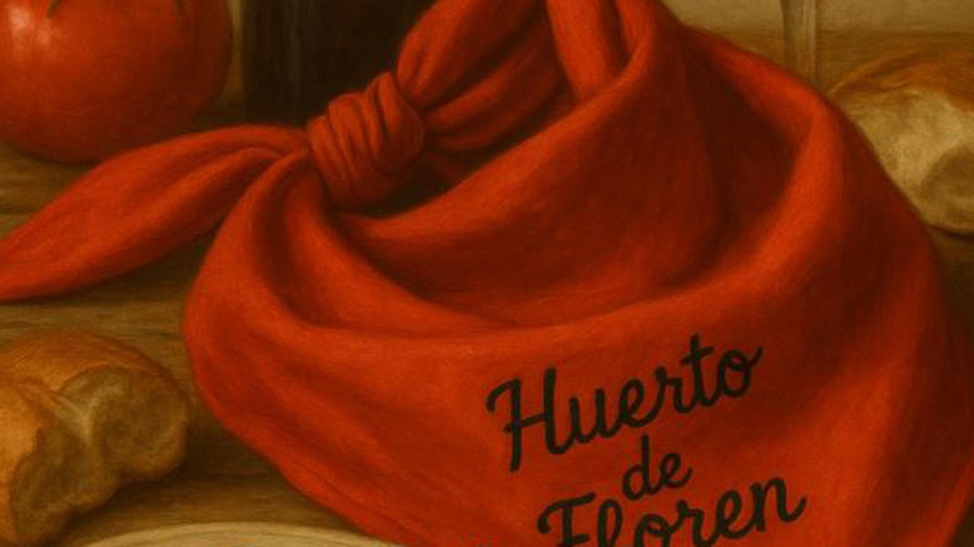 Pañuelico rojo de El Huerto de Floren, restaurante madrileño que celebrará el Chupinazo