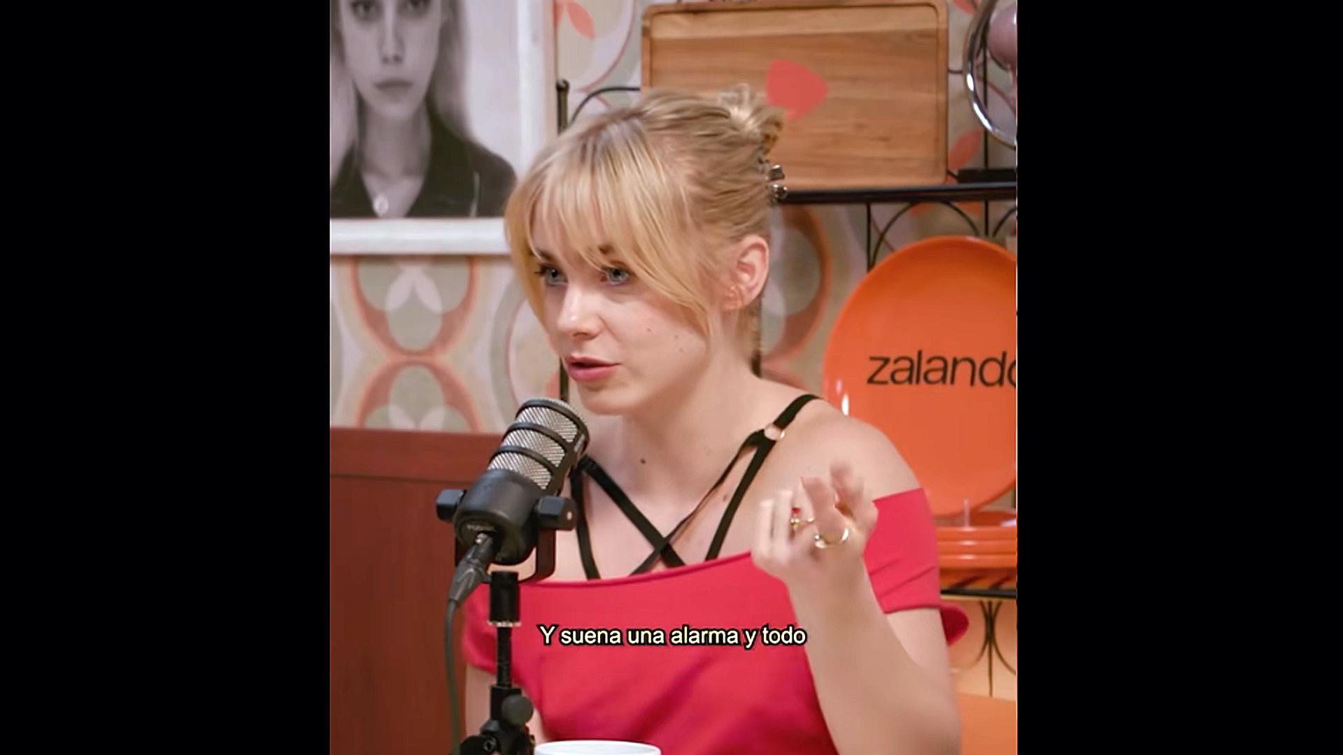 Clara Galle, durante el programa