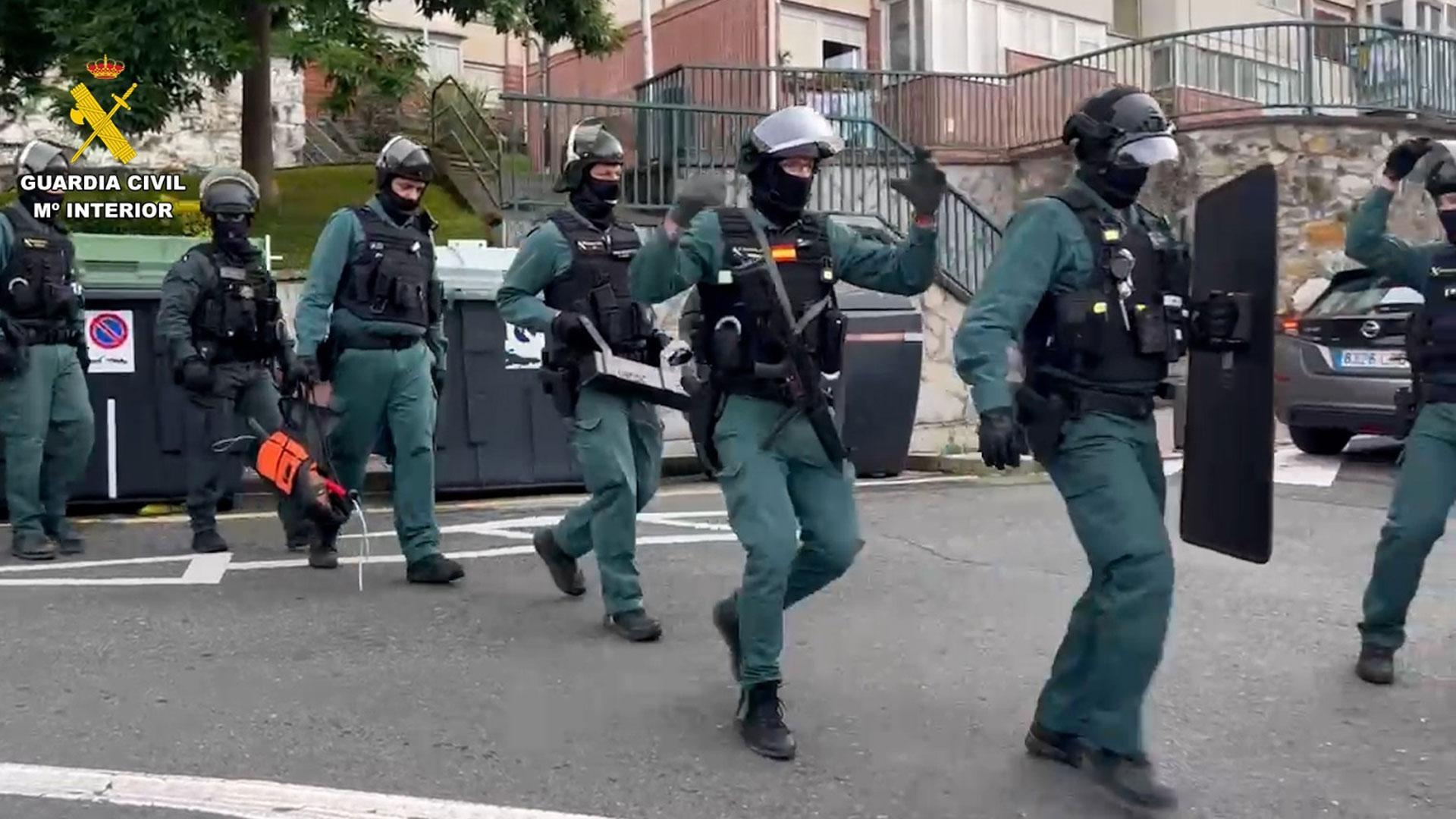 Operación Bemeldi de la Guardia Civil en la que se ha detenido a cuatro personas que robaban en supermercados de seis provincias, entre ellas Navarra