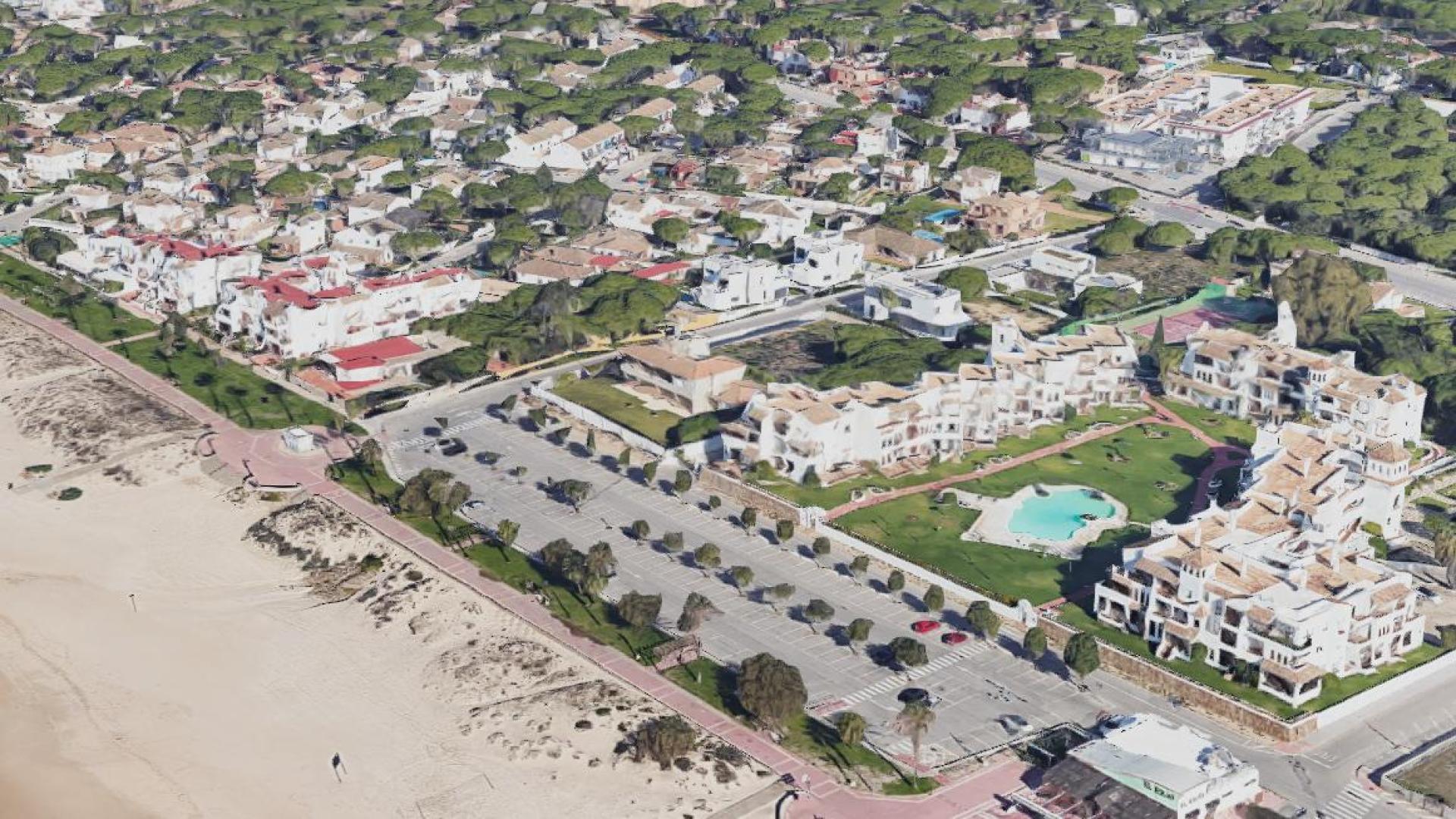 Vista aérea de las urbanizaciones de Chiclana de la Frontera