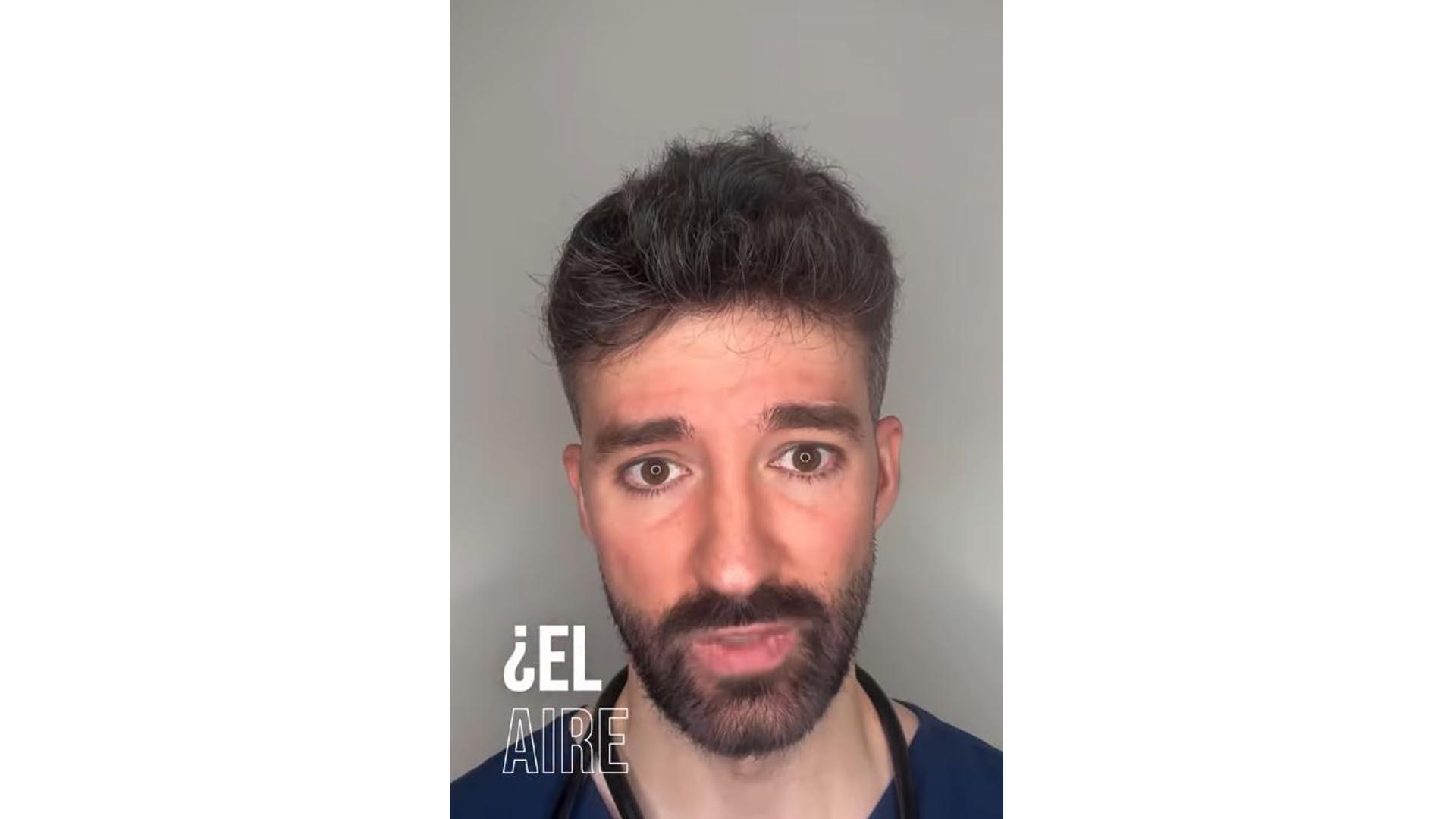 El médico David Callejo Crespo asegura que el aire acondicionado no enferma