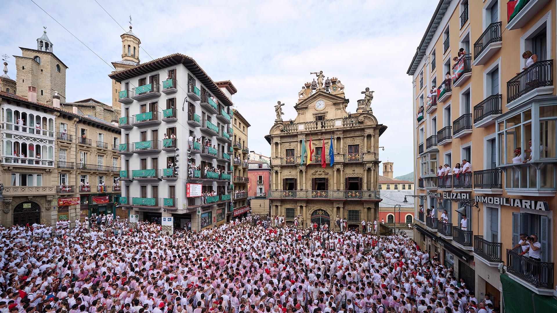 Chupinazo San Fermín 2025.