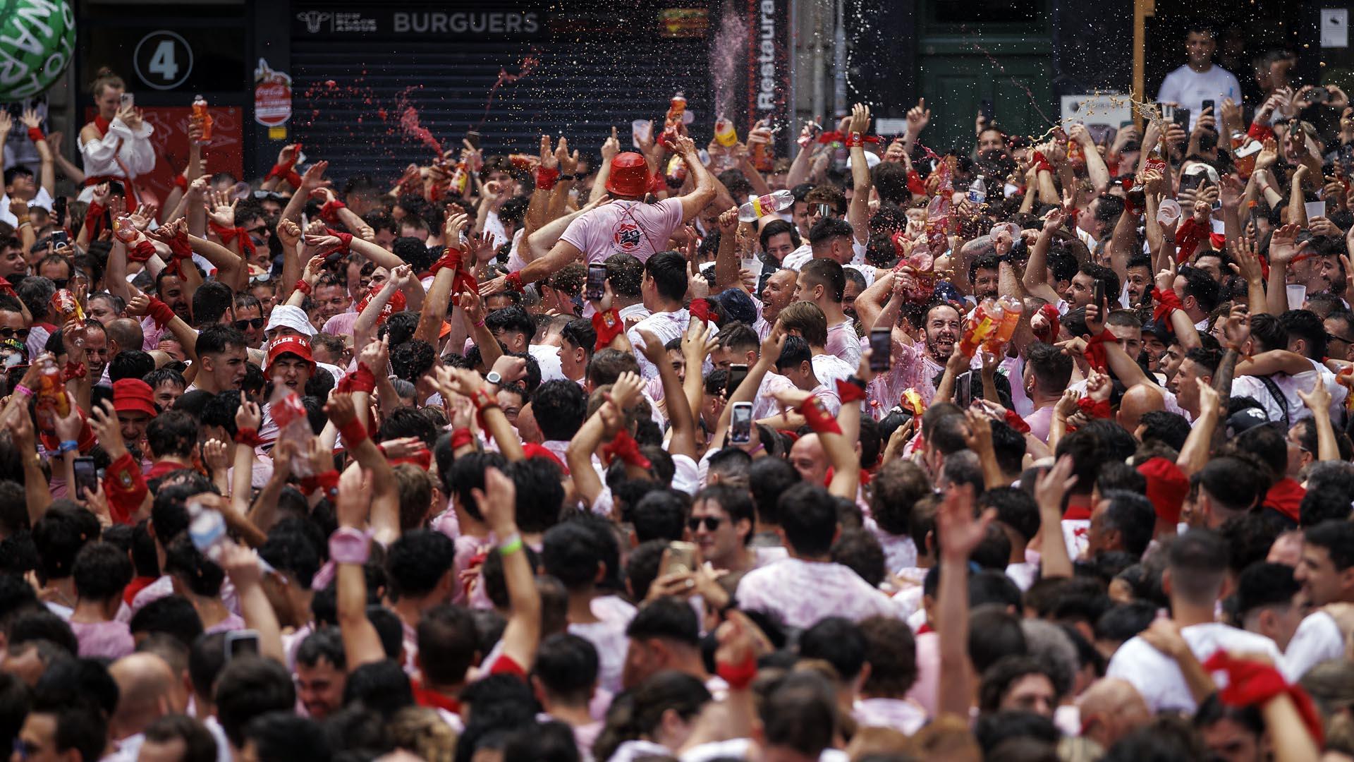 Chupinazo San Fermín 2025.