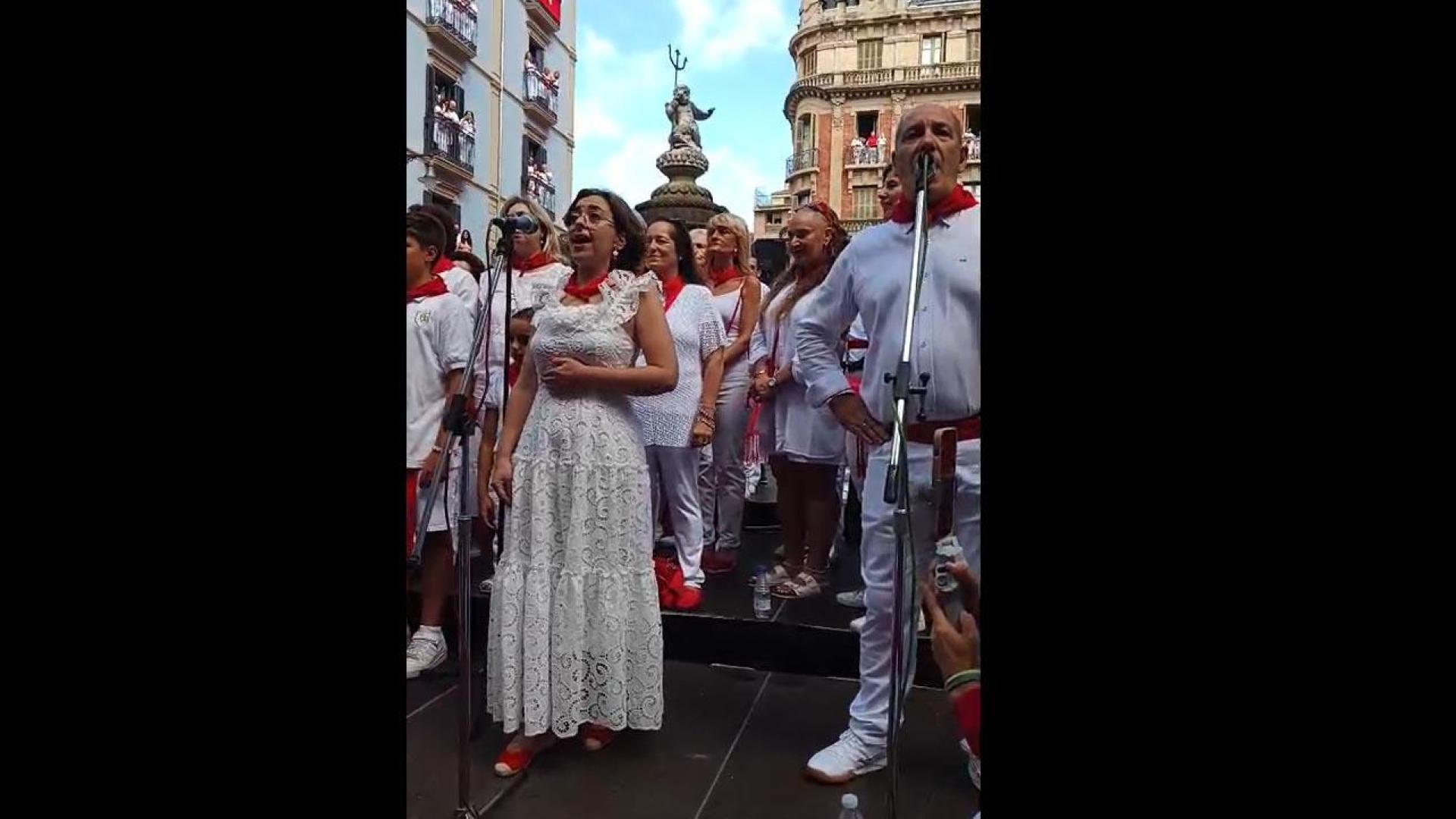 Jota a San Fermín por parte de la Coral Santiago