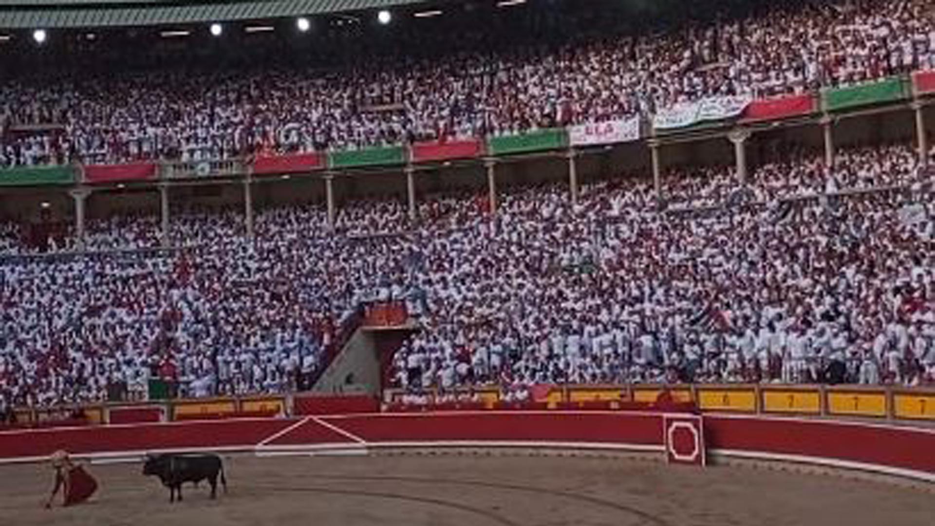 La "gitana loca" y Osasuna también presentes en la plaza de toros
