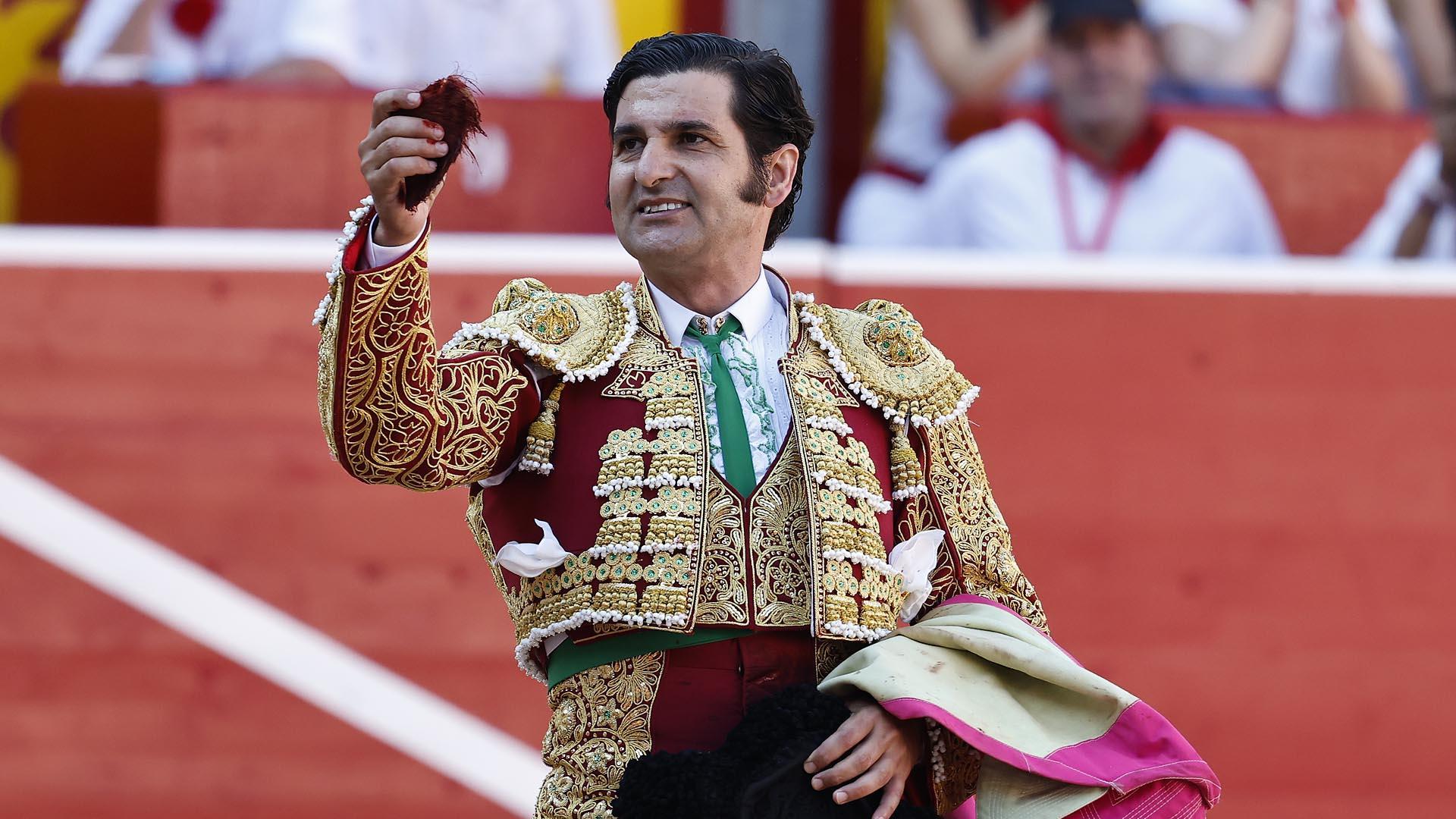 Imágenes de la corrida del 9 de julio con toros de Álvaro Núñez para los diestros Morante de la Puebla, Andrés Roca Rey y Tomás Rufo /