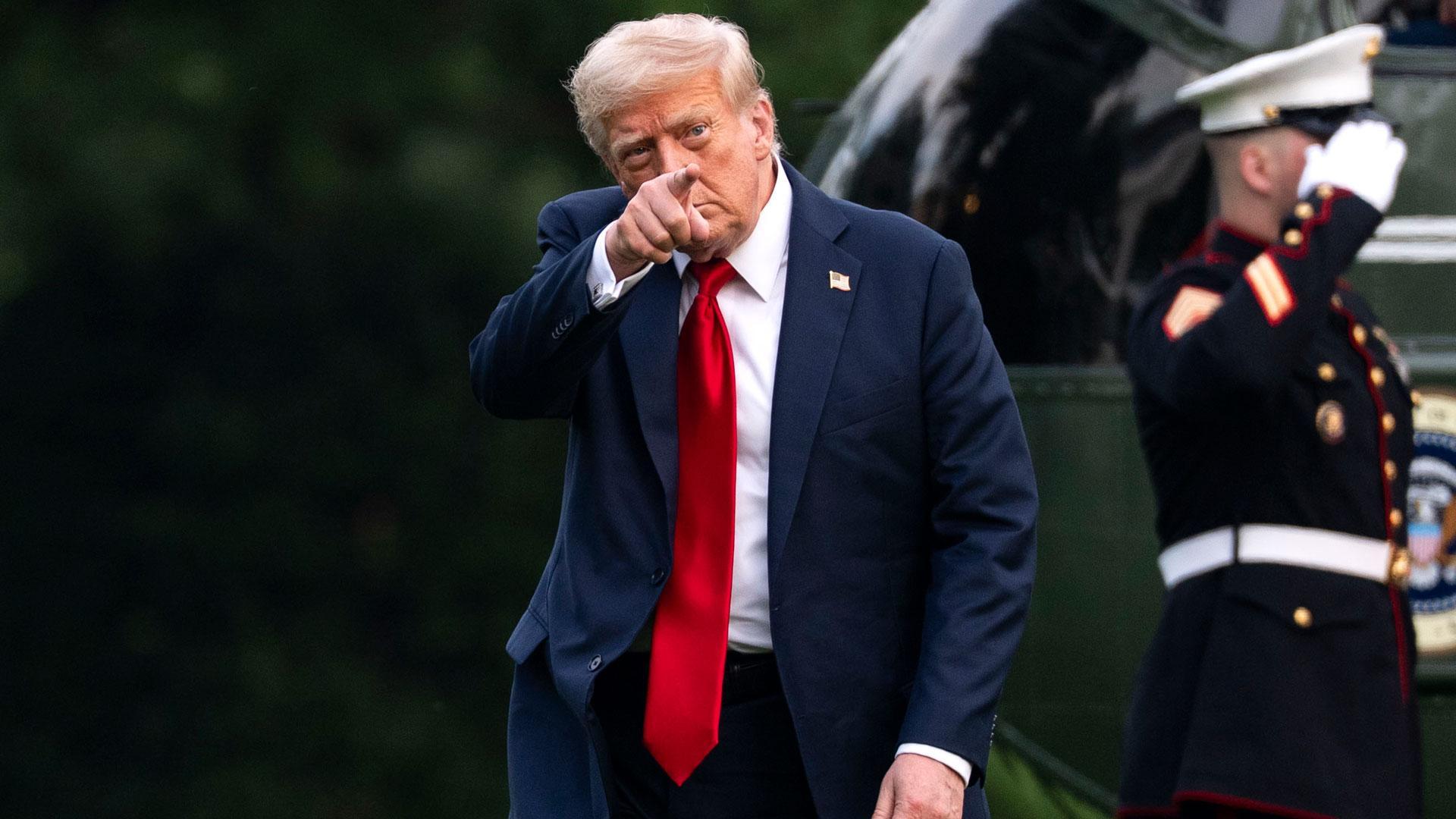 El presidente de Estados Unidos, Donald Trump