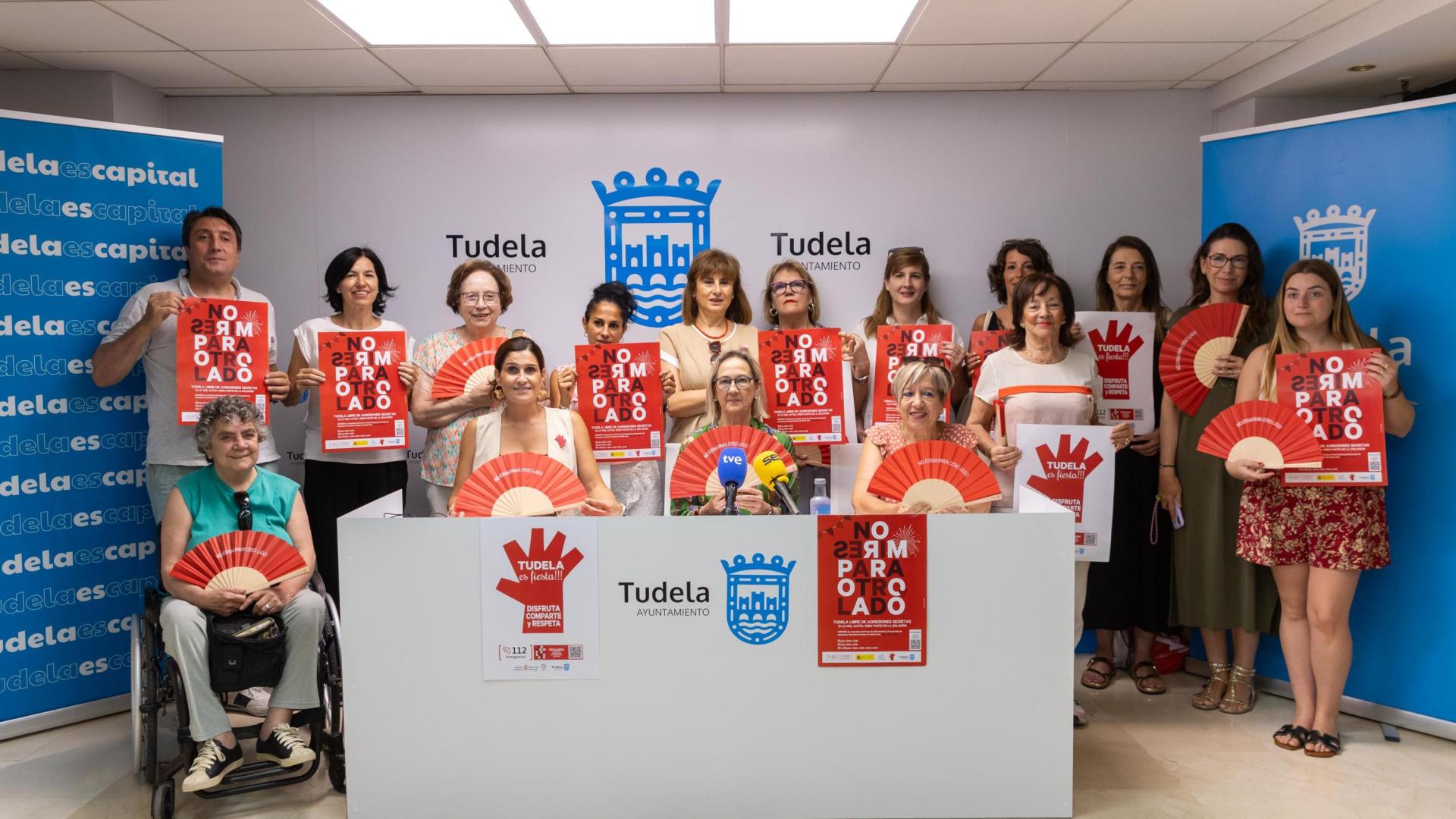Presentación de la campaña ‘No mires para otro lado’ para fiestas de Santa Ana