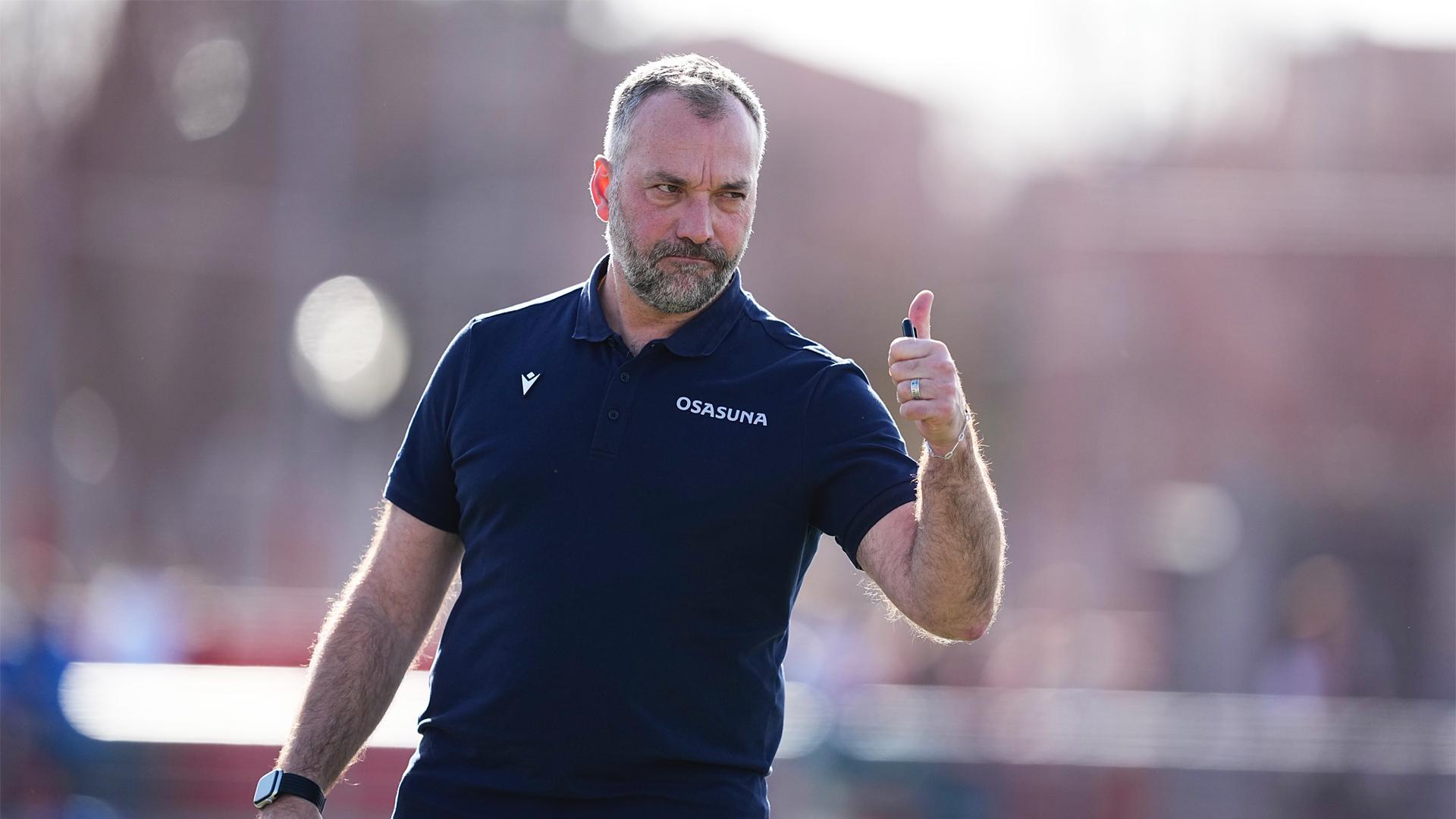 El técnico de Osasuna Femenino, en una imagen anterior /