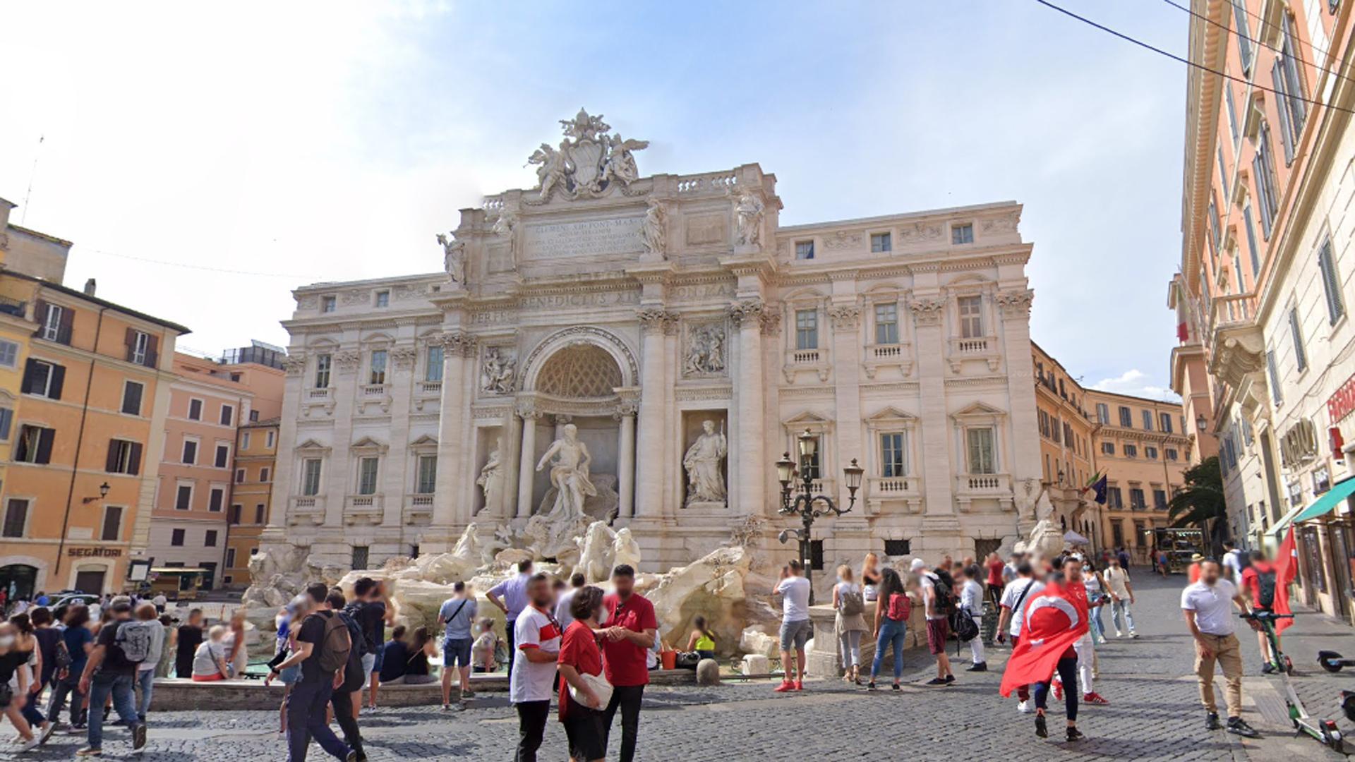 Fontana de Trevi, en Roma