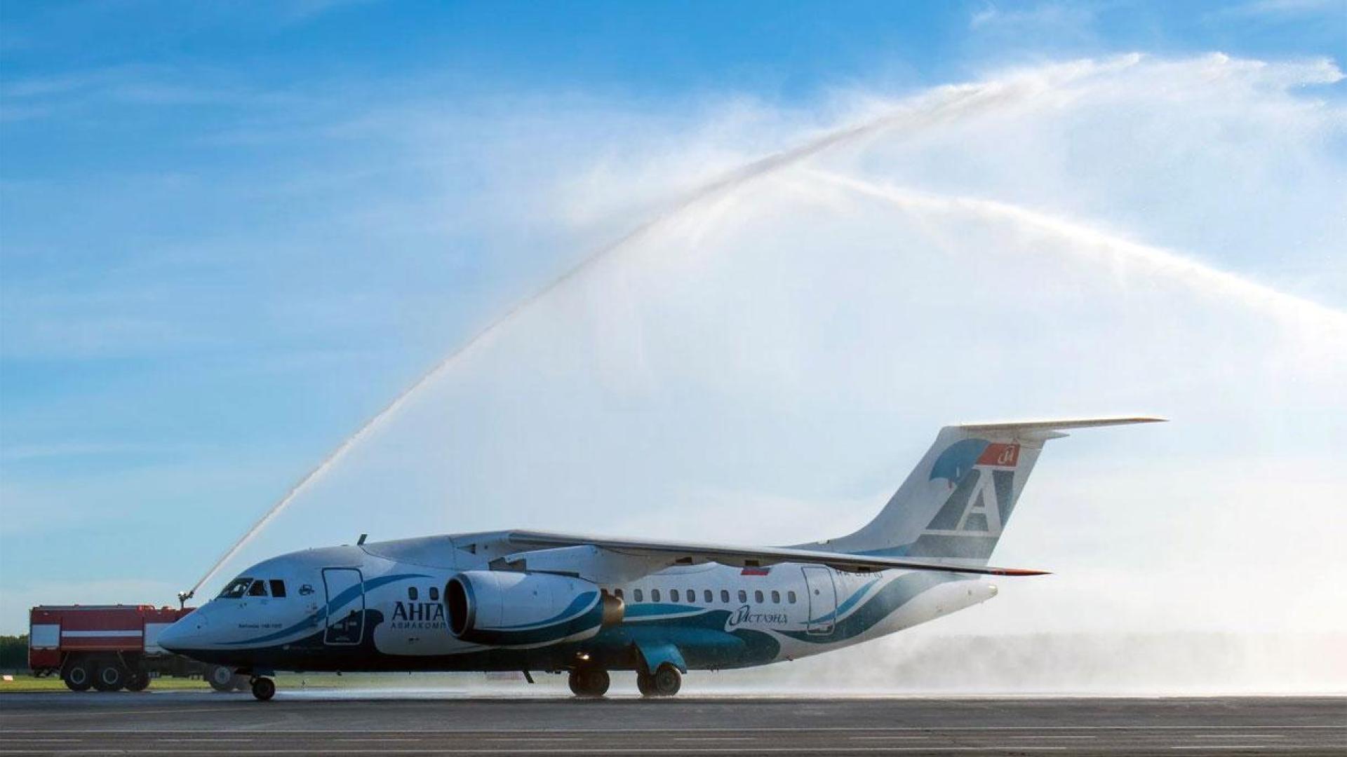Un avión de la aerolínea Angara Airlines