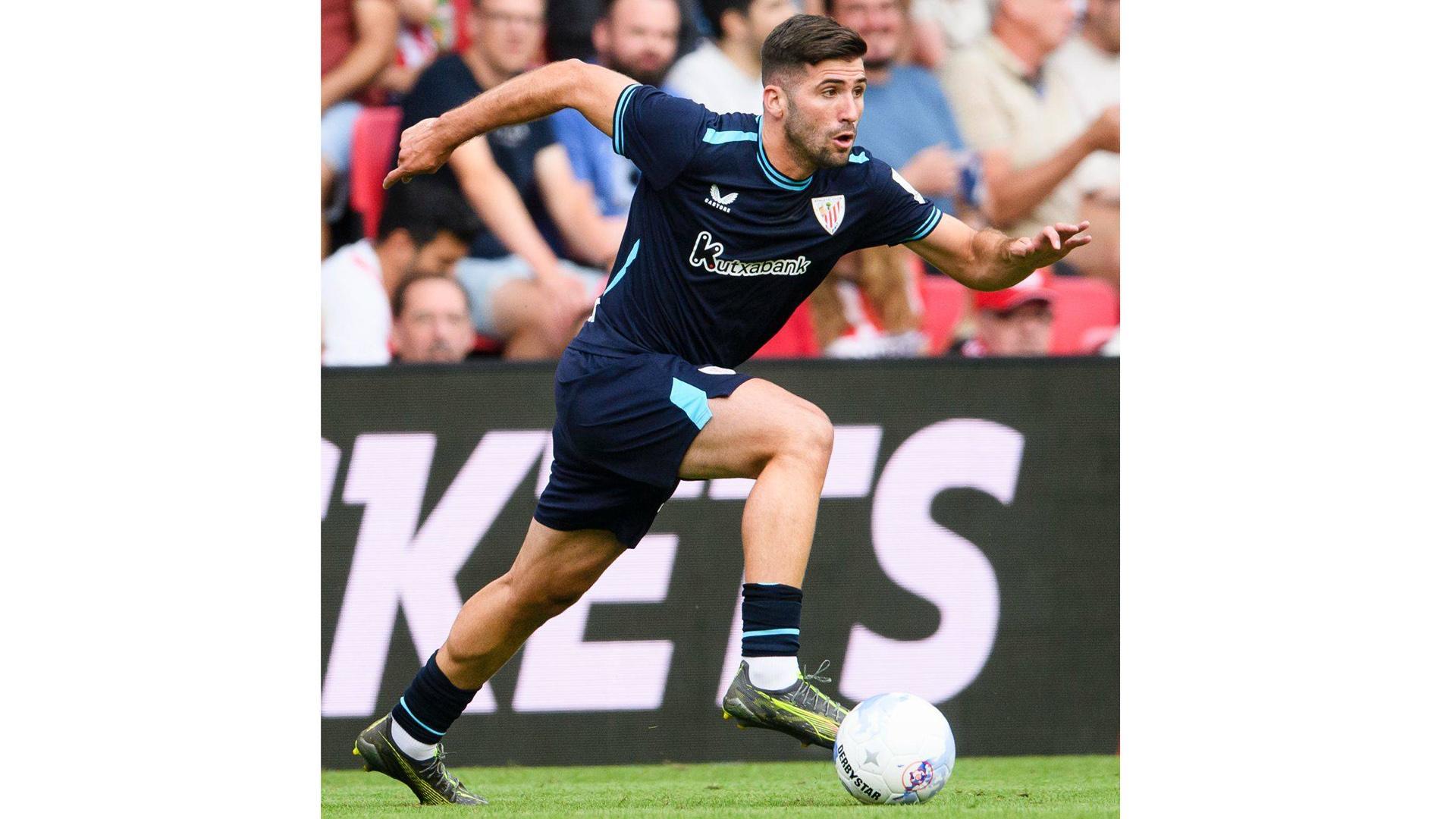 Jesús Areso, en su debut con el Athletic