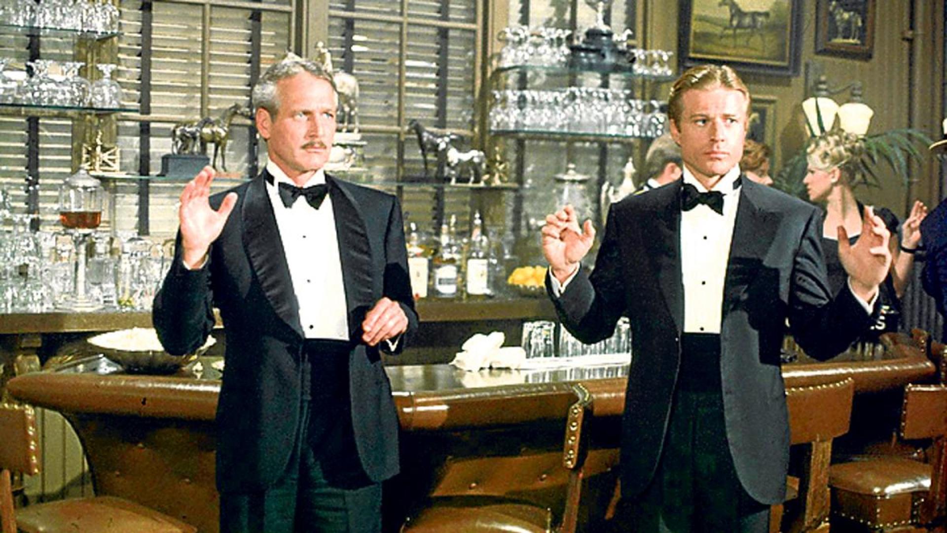 Paul Newman y Robert Redford, en una escena de El golpe