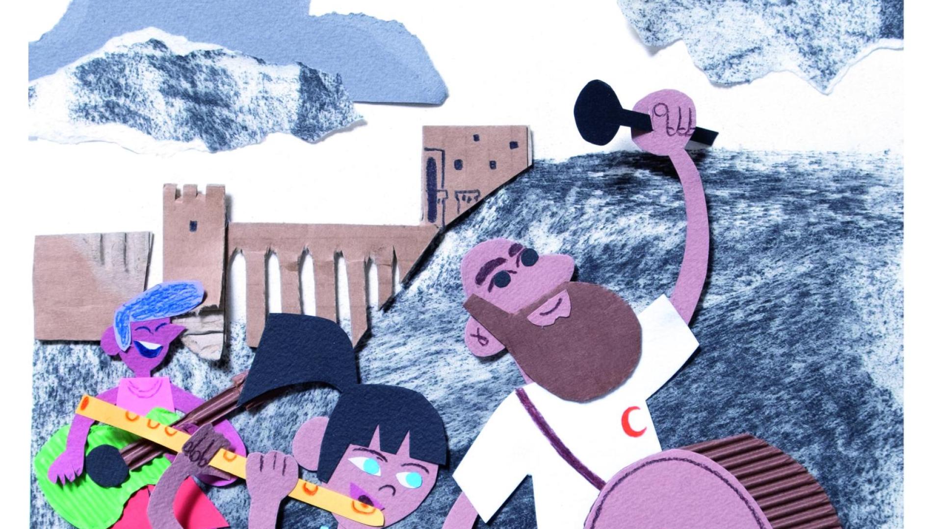 Liburuaren ilustrazio bat