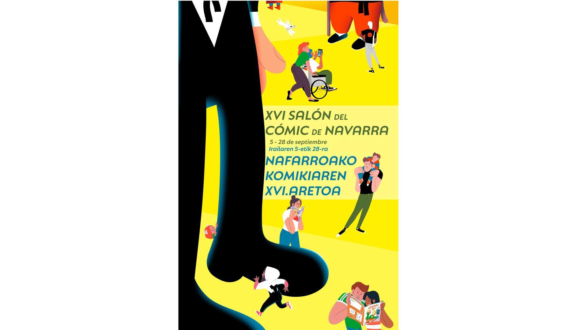Cartel del XVI Salón del Cómic de Navarra