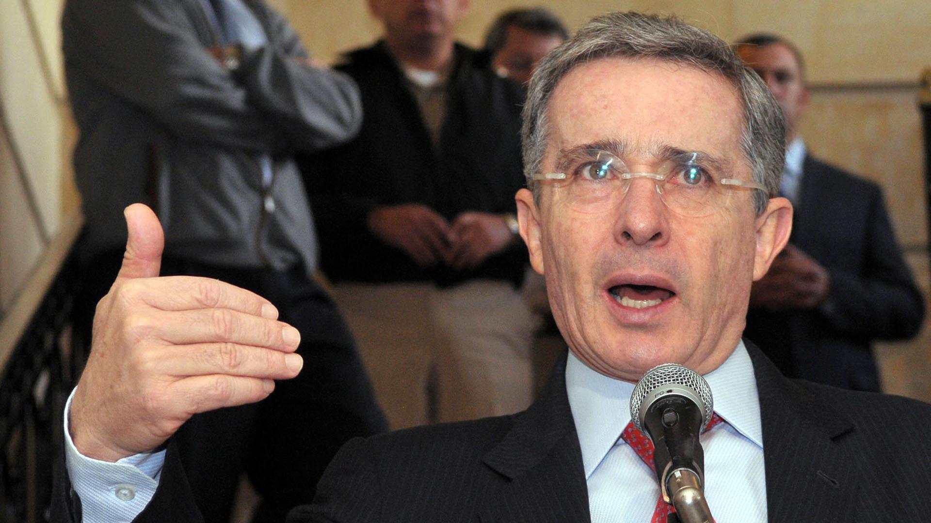 Álvaro Uribe, en una fotografía de archivo