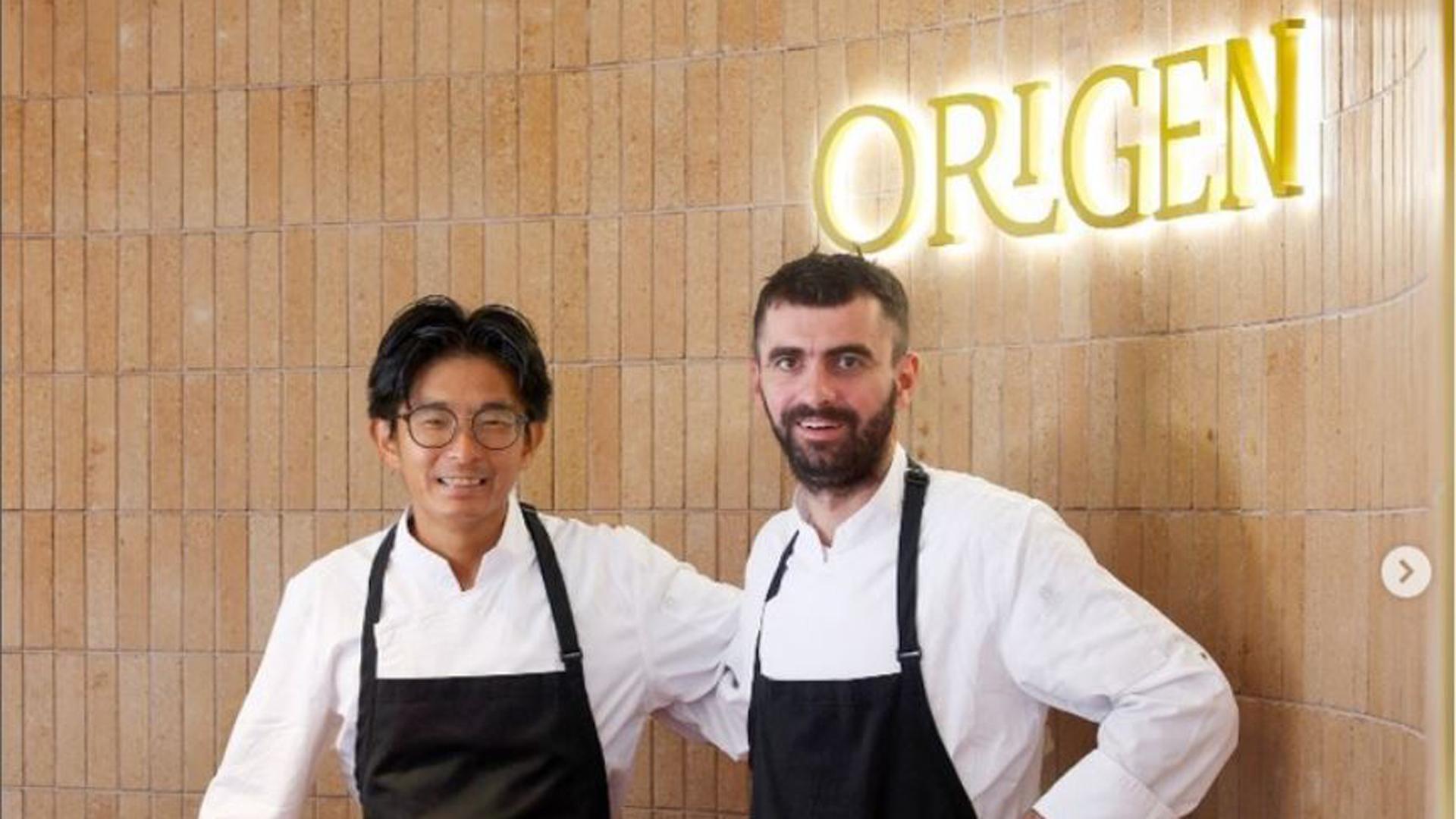 Al frente del restaurante Origen en Taipei se encuentra Álvaro Yárnoz en la gerencia, y Adrian Ter y Godfrey Shih en la cocina