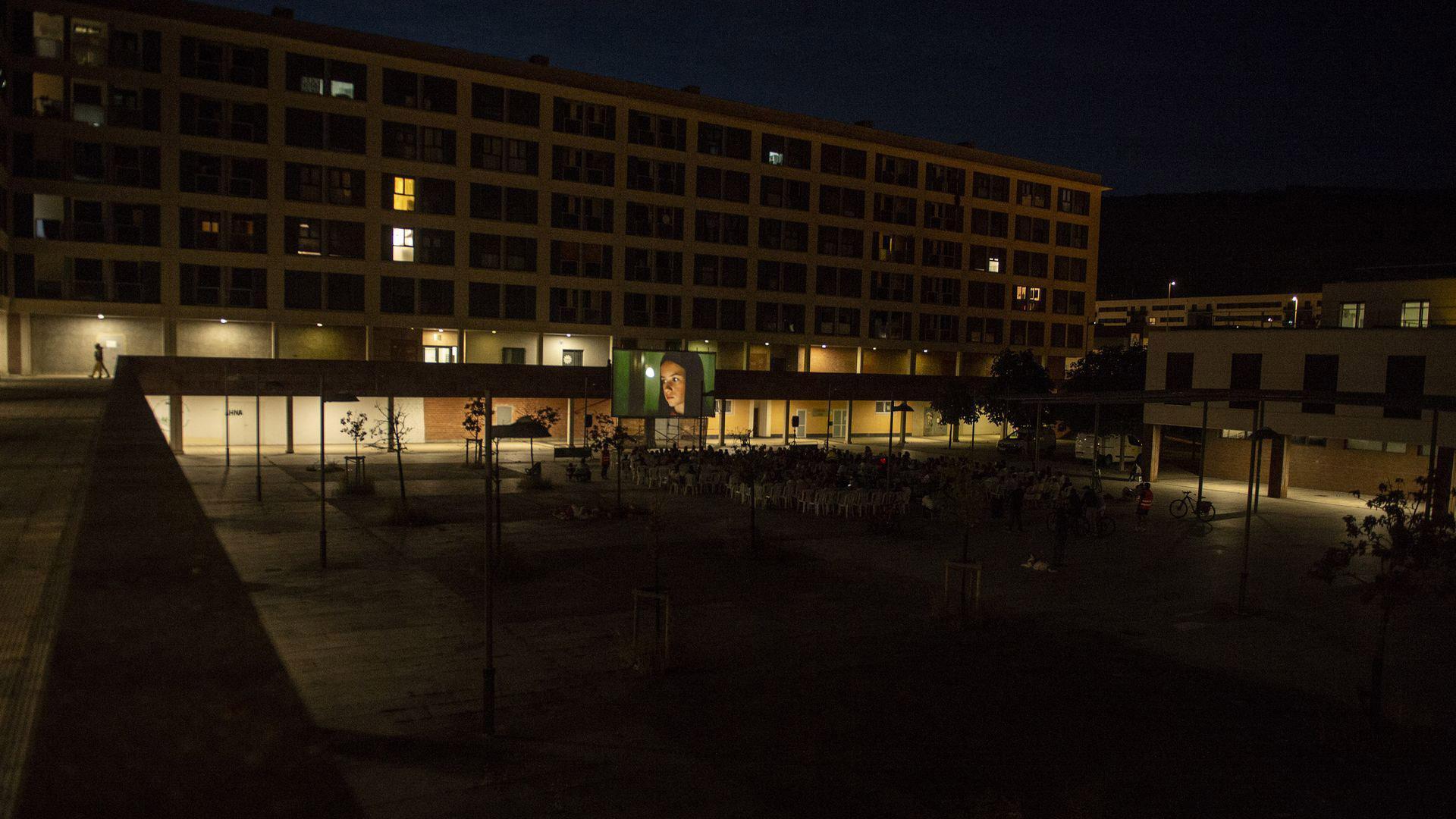 Cine nocturno en Yamaguchi