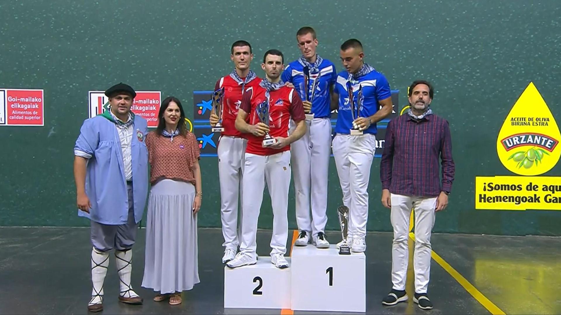 Podio final de La Blanca 2025.
