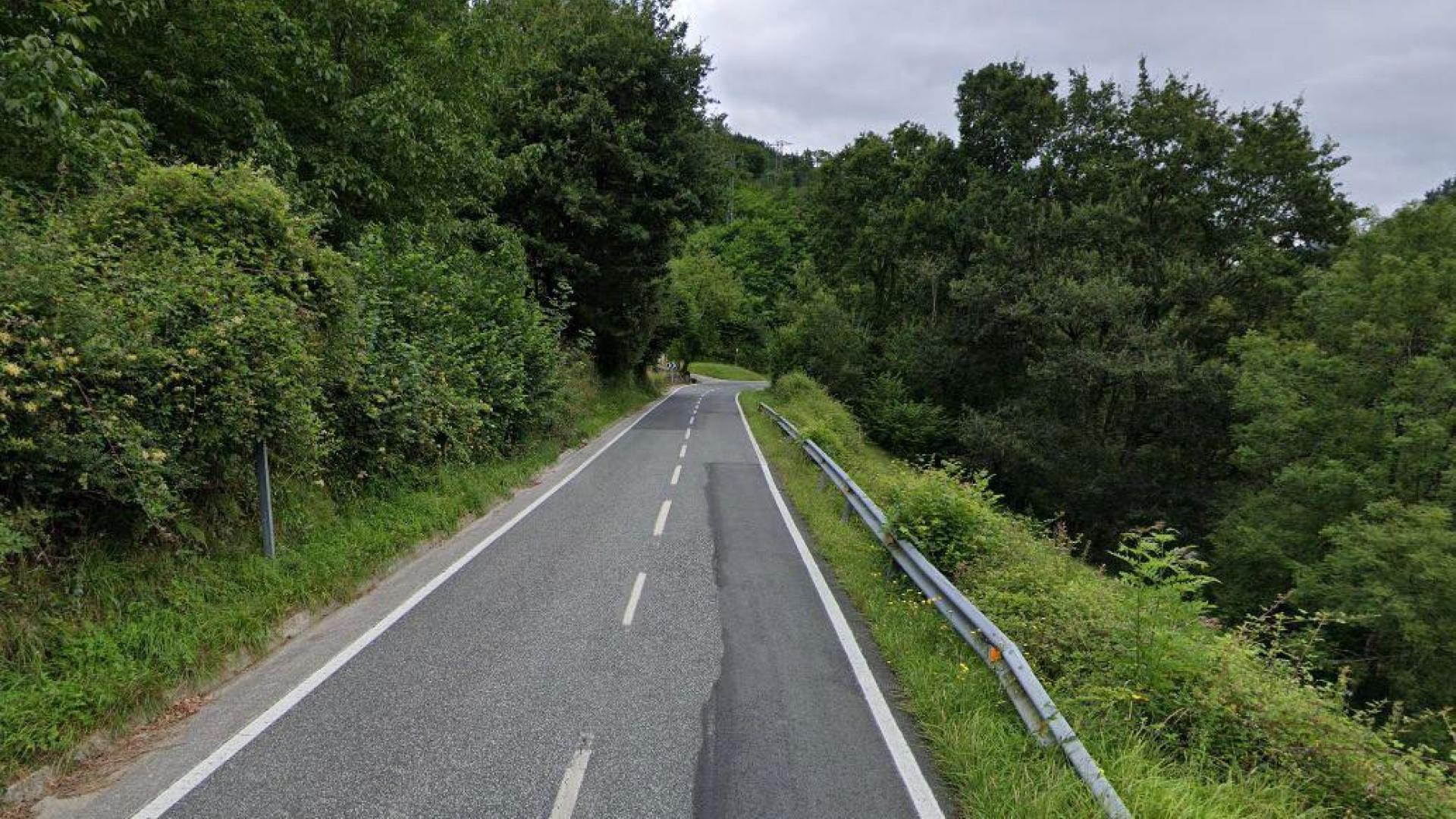 El accidente se ha producido en la NA-170 a la altura de Saldias