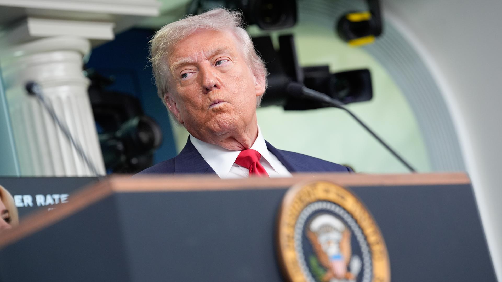 El presidente de Estados Unidos, Donald Trump